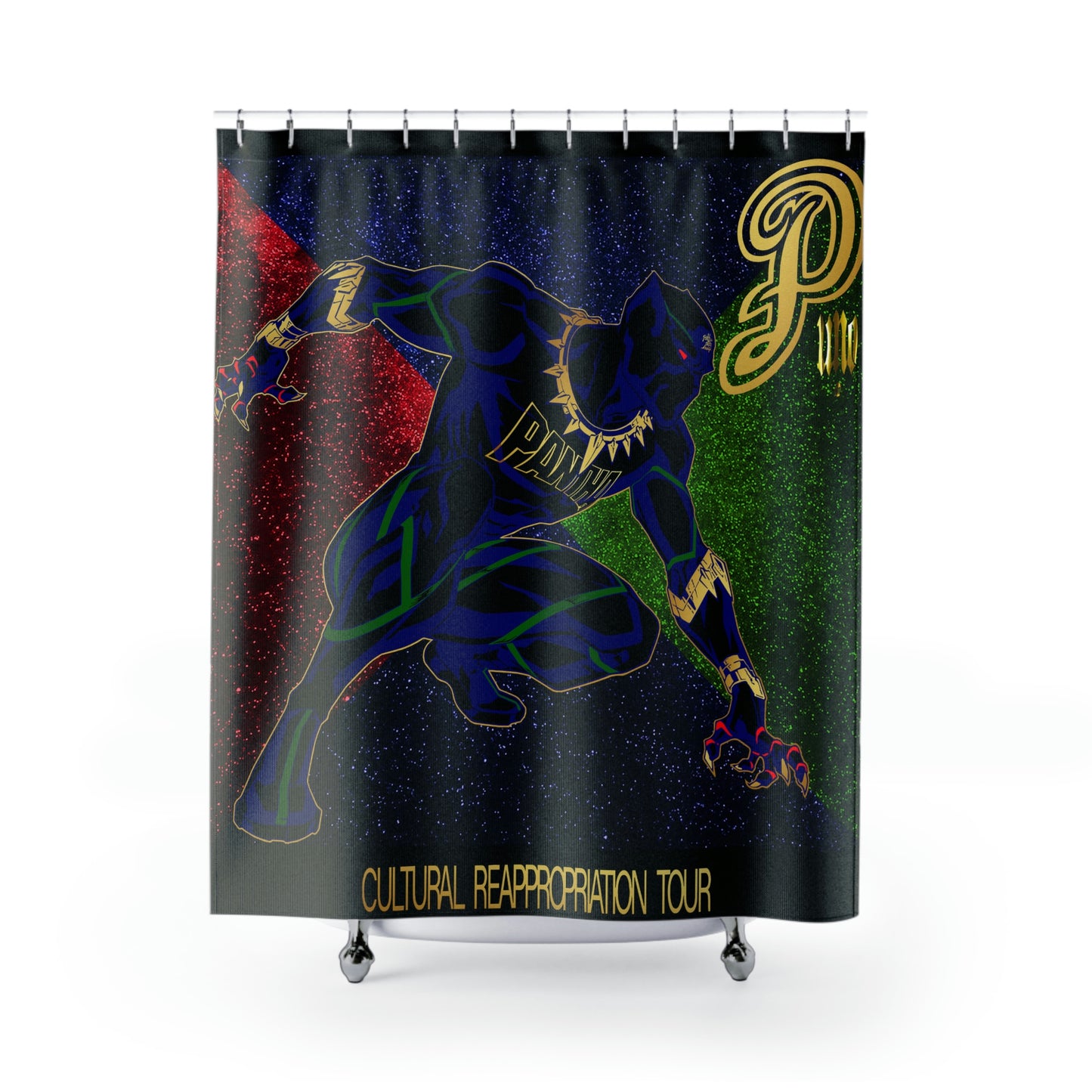 UNO PANTHA CULTURAL REAPPROPRIATION TOUR Shower Curtains