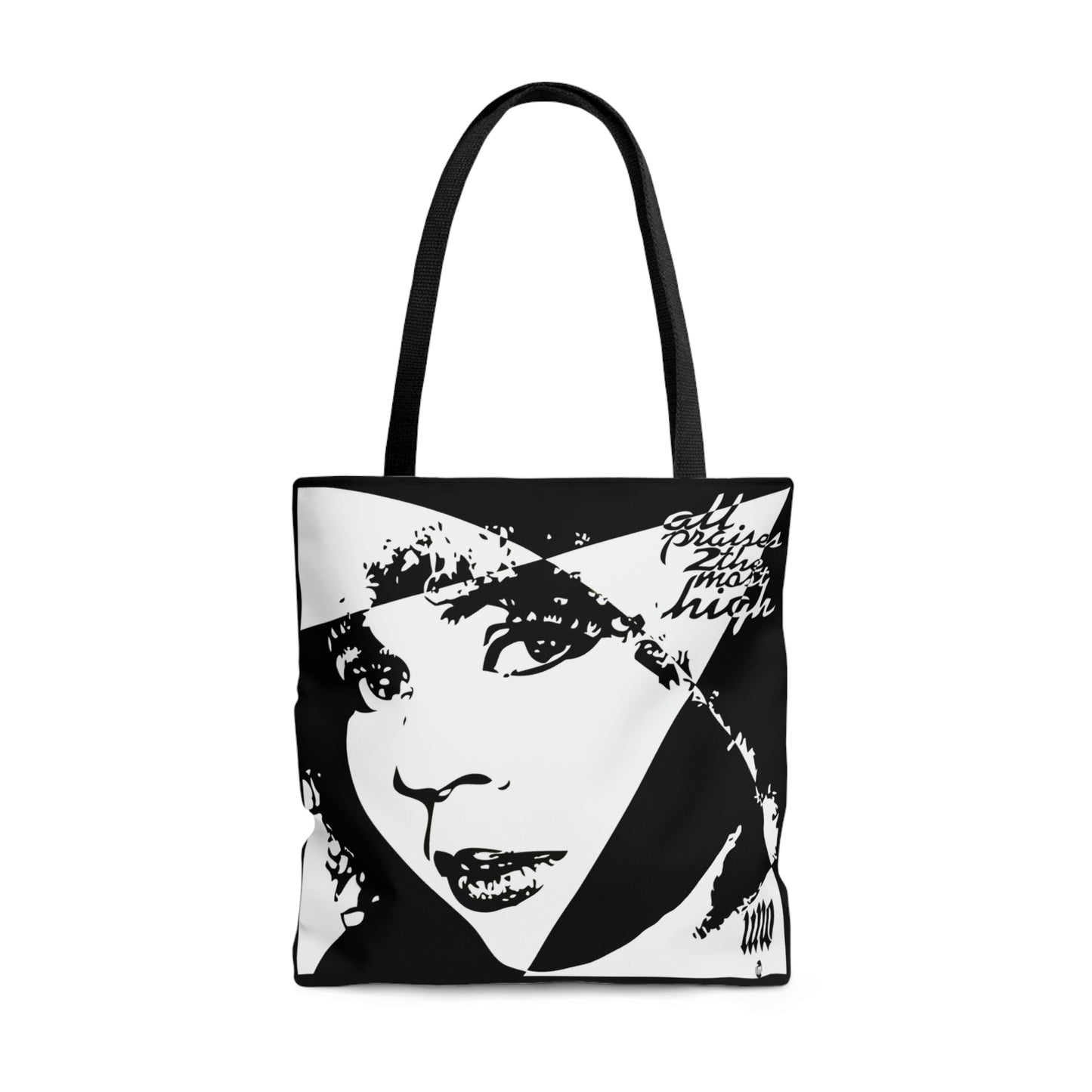 UNO LOVEBLACKLIVES LOVE'NMINI AOP Tote Bag