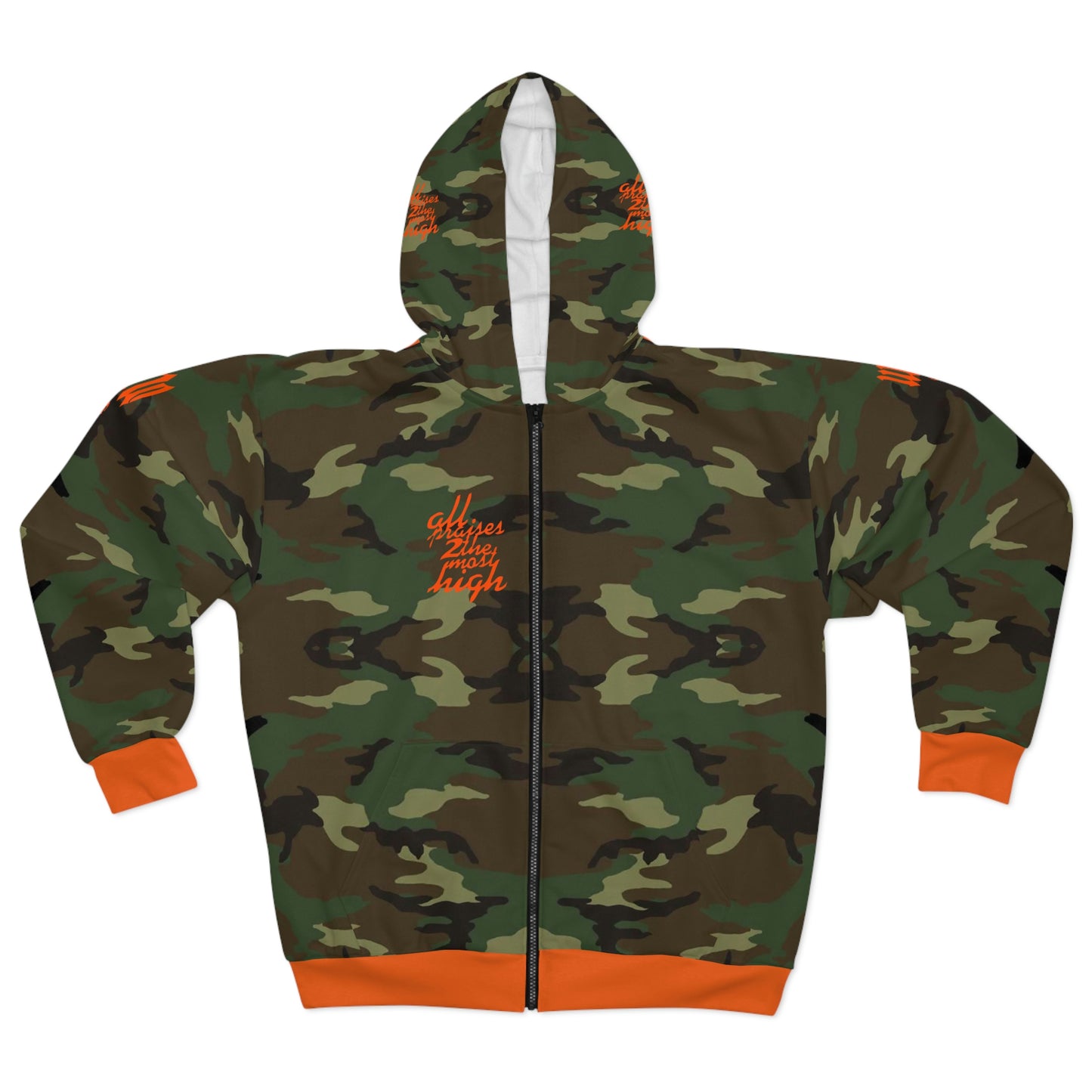 UNO ALLPRAISES AOP Unisex Zip Hoodie Camo Collection