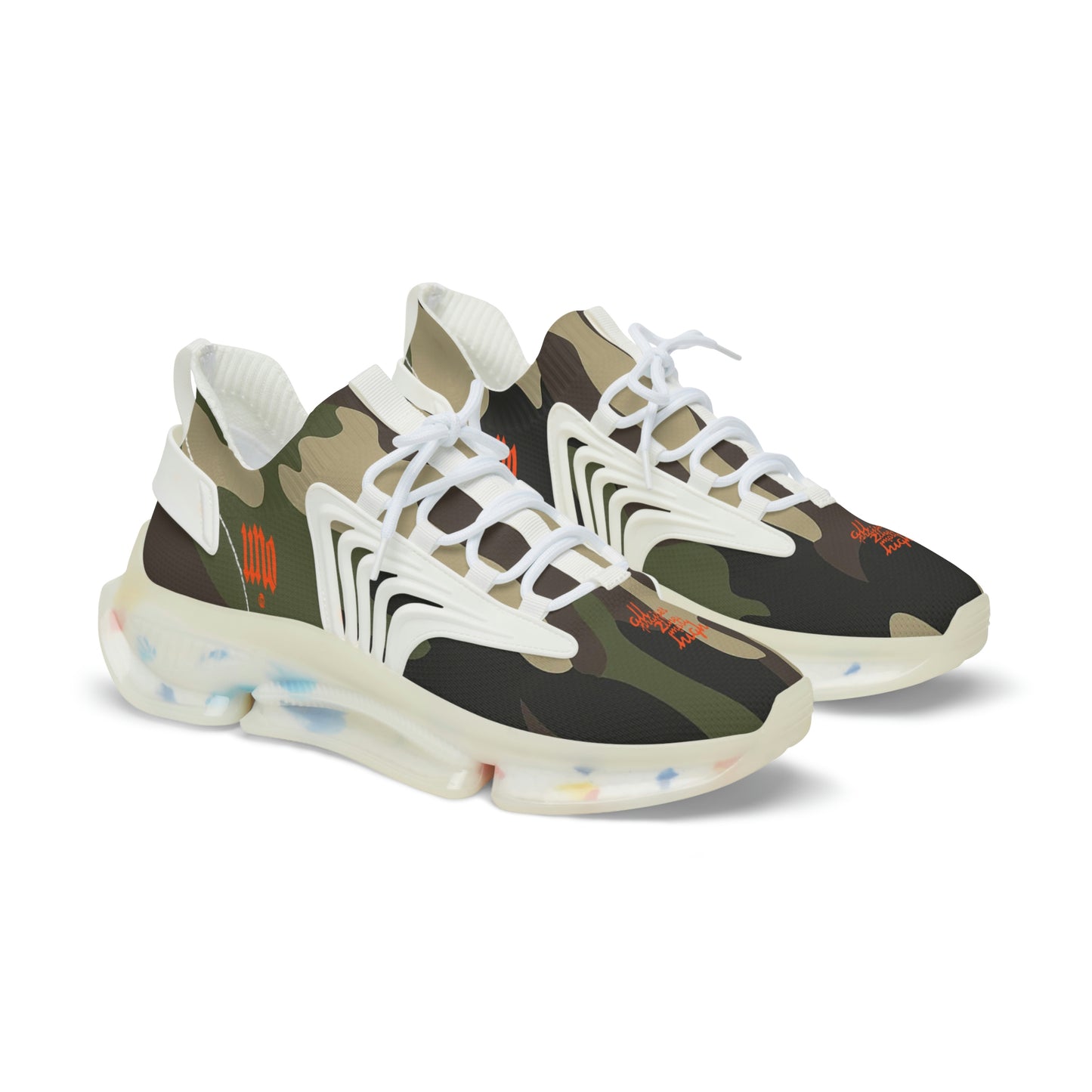 UNO ALL PRAISES Men's Mesh Sports Sneakers Camo Collection