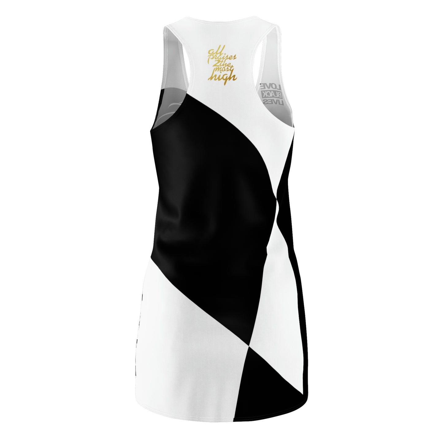 UNO LOVEBLACKLIVES LOVELADYDAY Women's Cut & Sew Racerback Dress