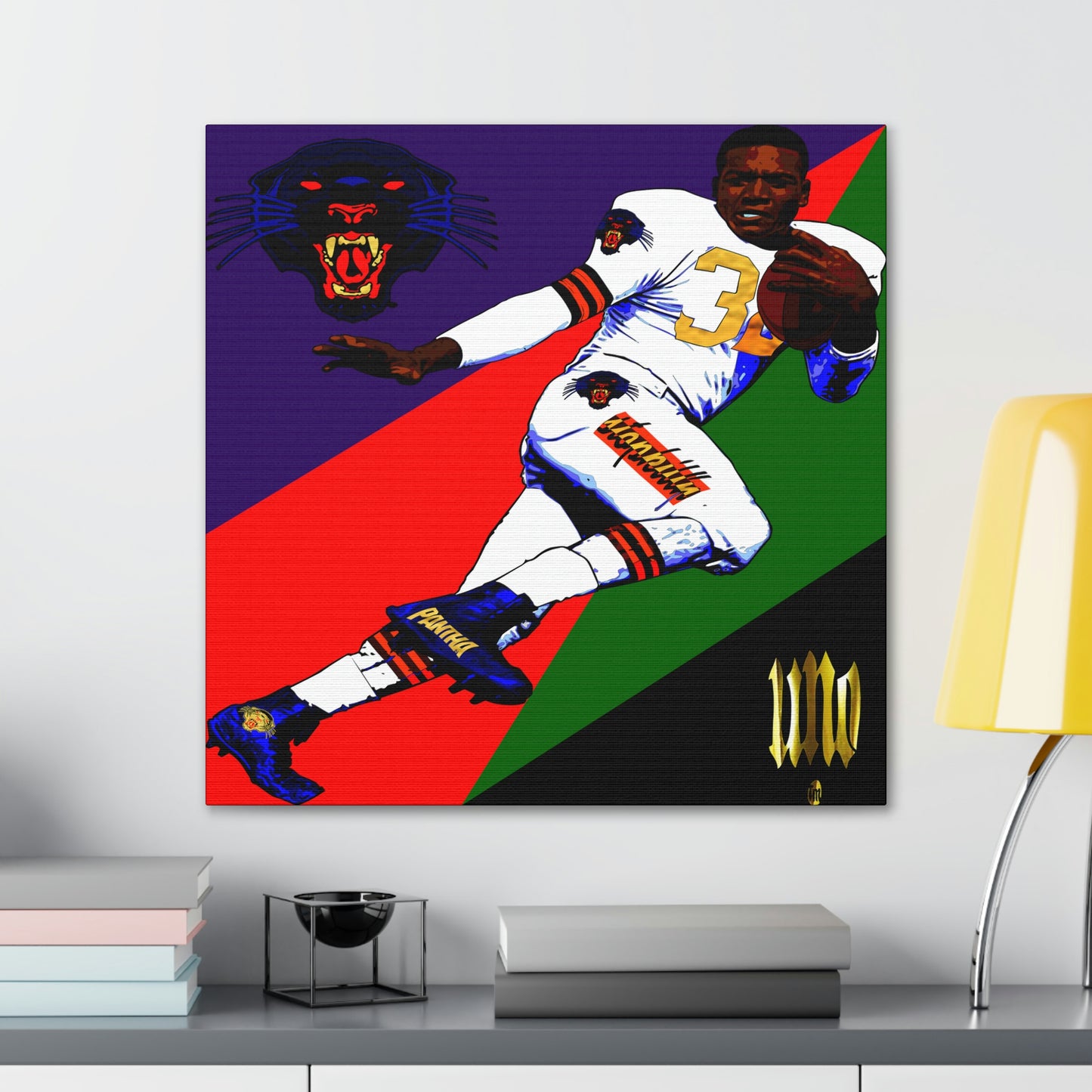 UNO LOVETHELAND JIMBROWN 12, 20, 24, & 36" Square Canvas Gallery Wraps