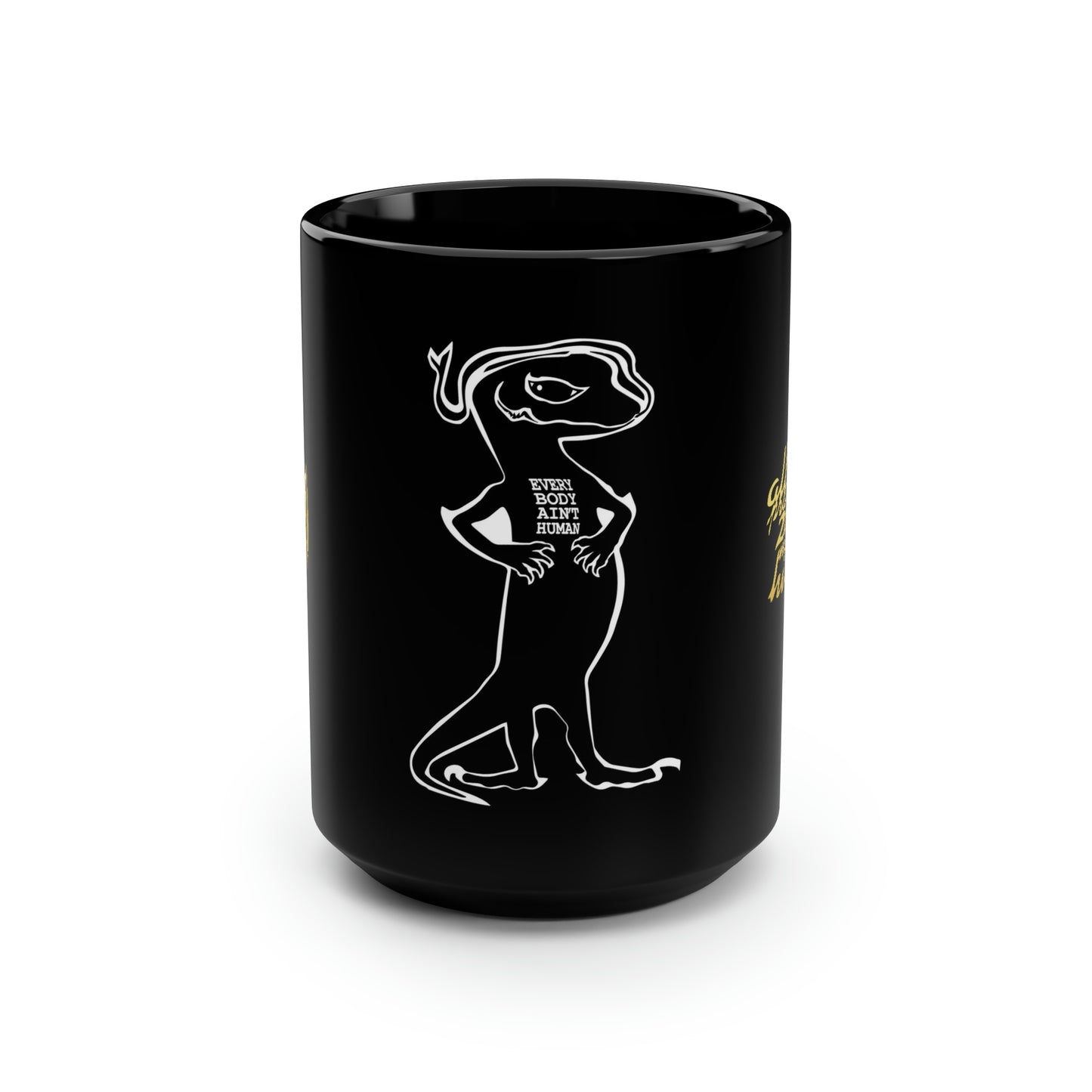 UNO GEKKO 2THEREPUBLIC Black Mug, 15oz