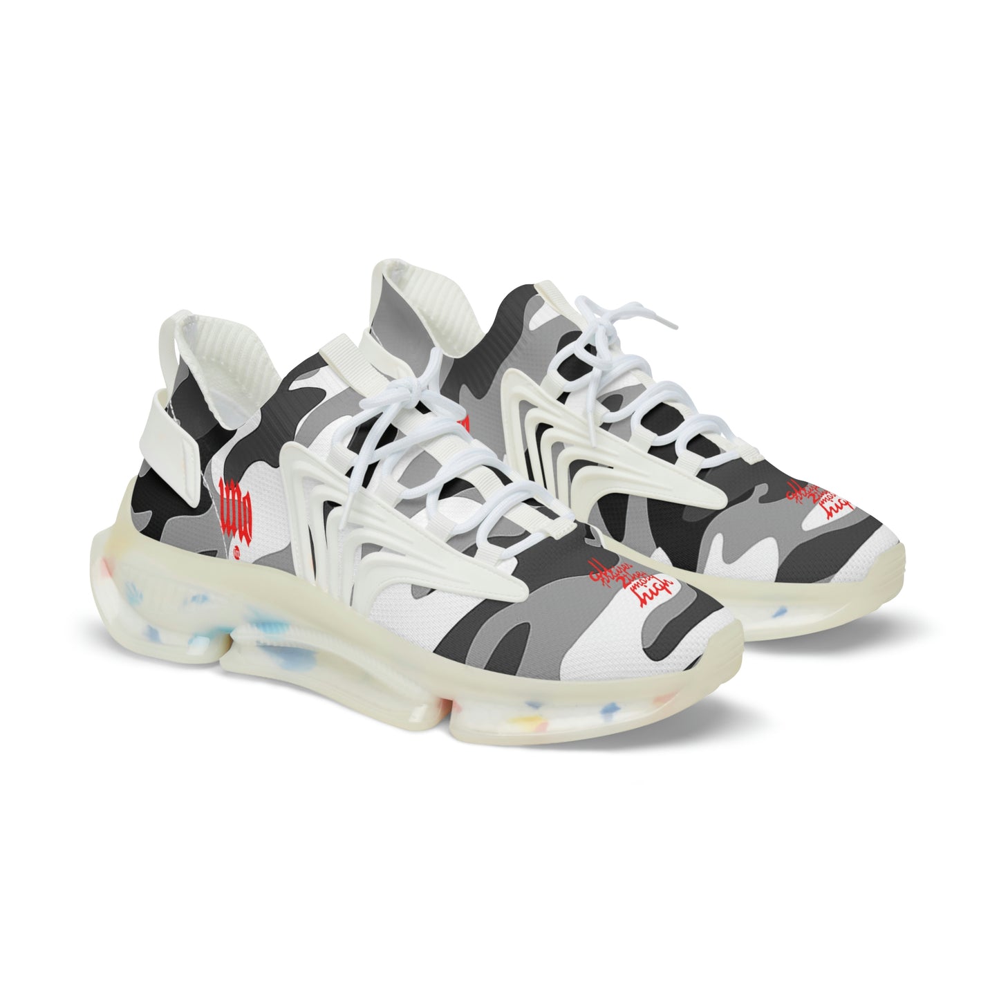 UNO ALL PRAISES Men's Mesh Sports Sneakers Camo Collection