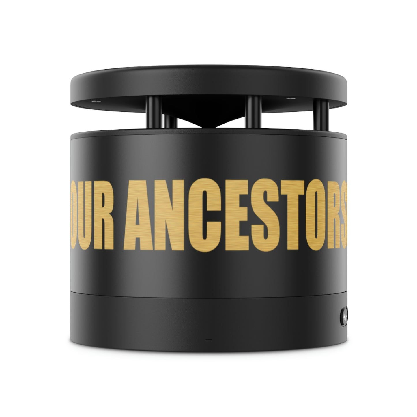 UNO ALL PRAISES Our Ancestors are Watching Us Metal Bluetooth Speaker and Wireless Charging Pad