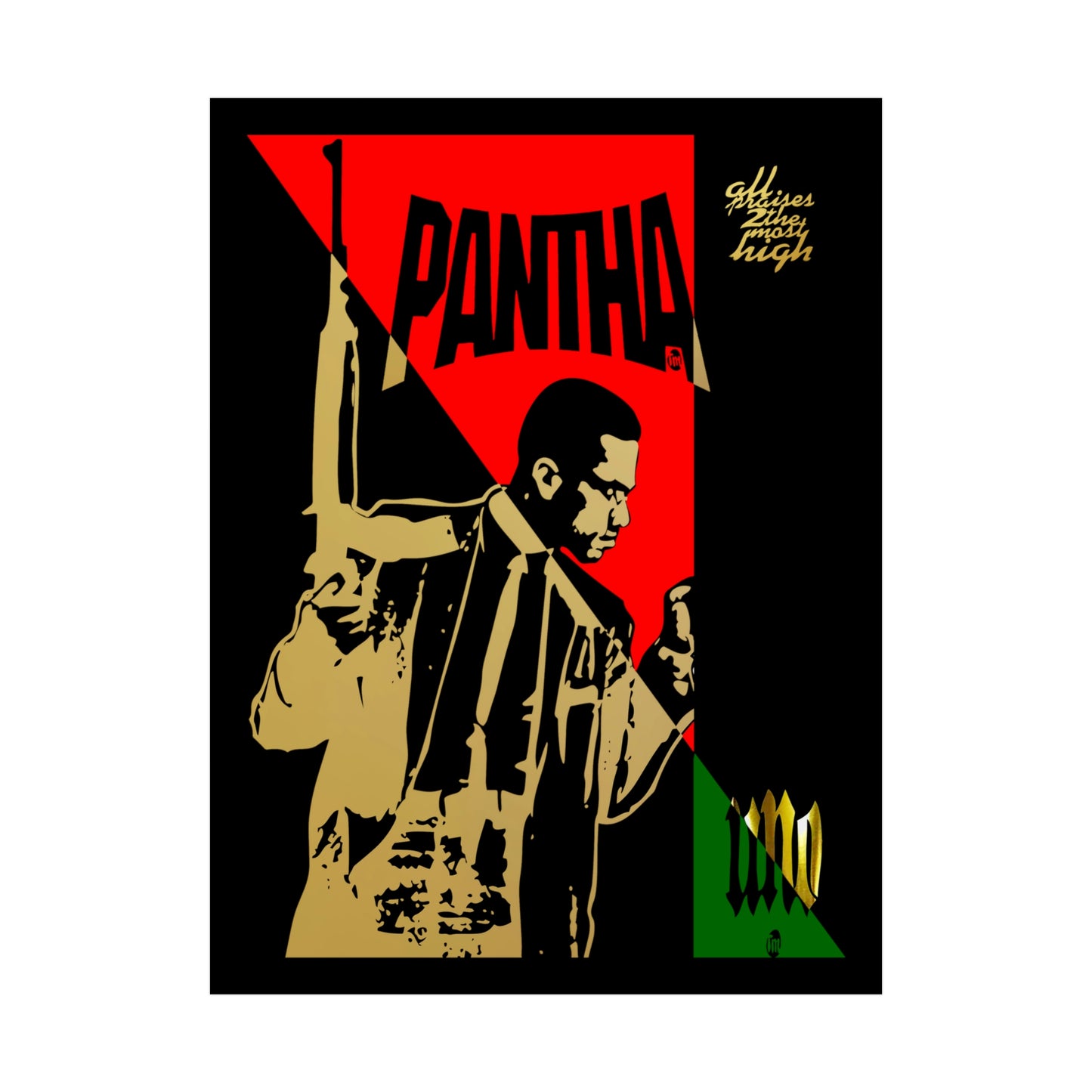 UNO PANTHA LOVEMALCOLM 18x24 Rolled Posters