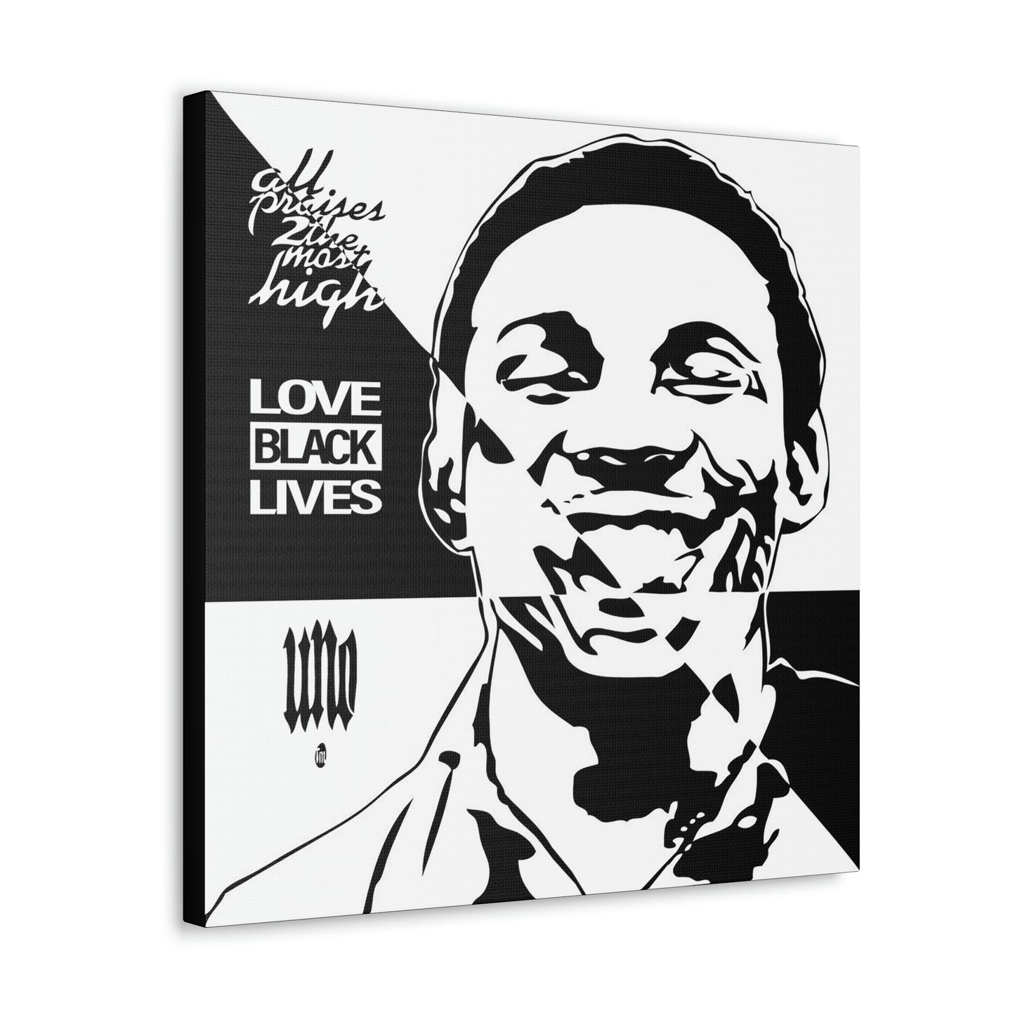 UNOLOVEBLACKLIVES LOVETOOTS Canvas Gallery Wraps