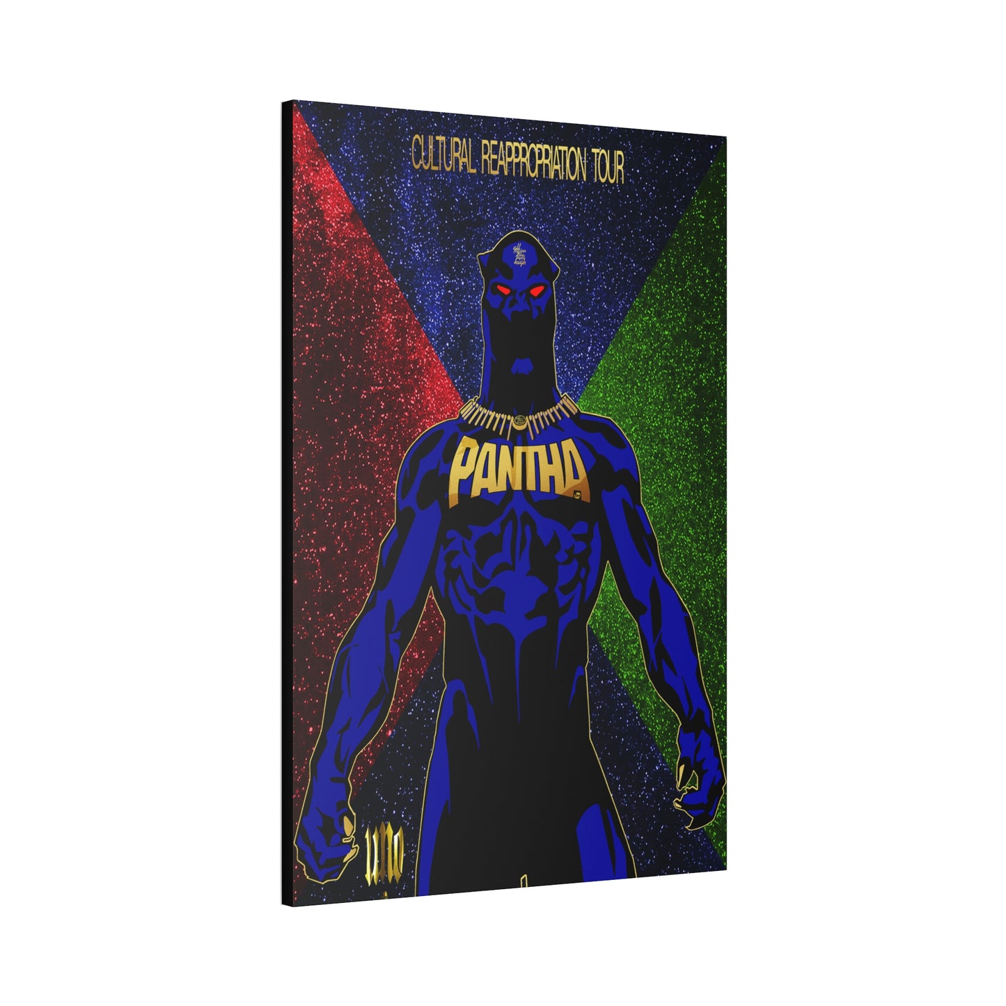 UNO PANTHA Cultural Reappropriation Tour 40x60 Canvas Stretched, 1.5''