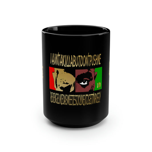 UNO SOULART LOVE2PAC Black Mug, 15oz