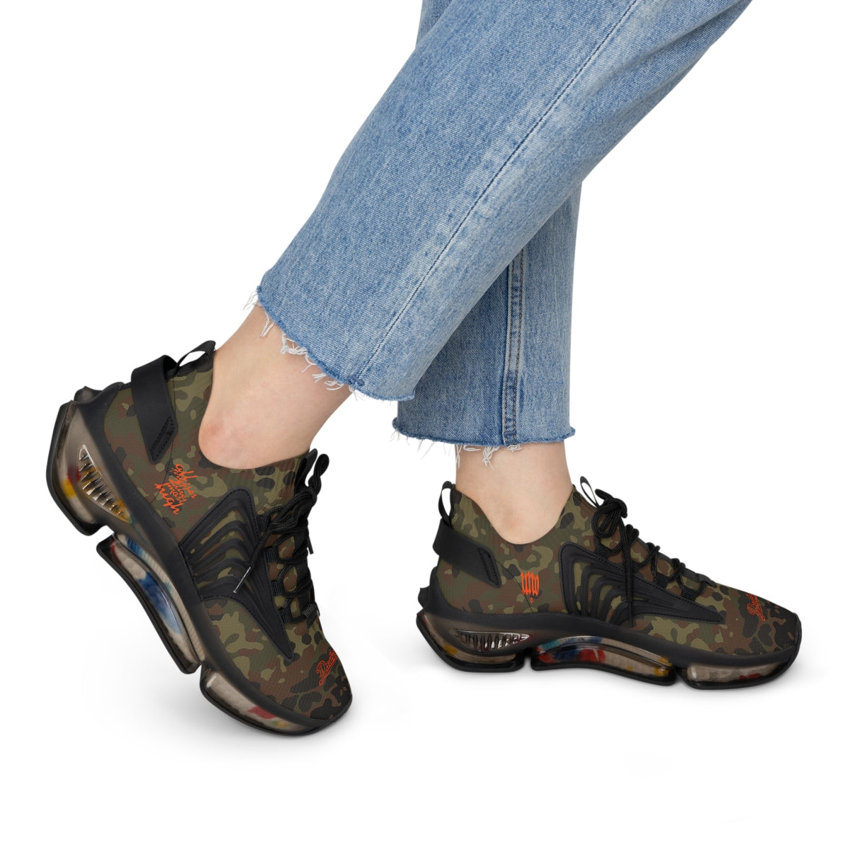 UNO PANTHA Women's Mesh Sneakers Camo Collection