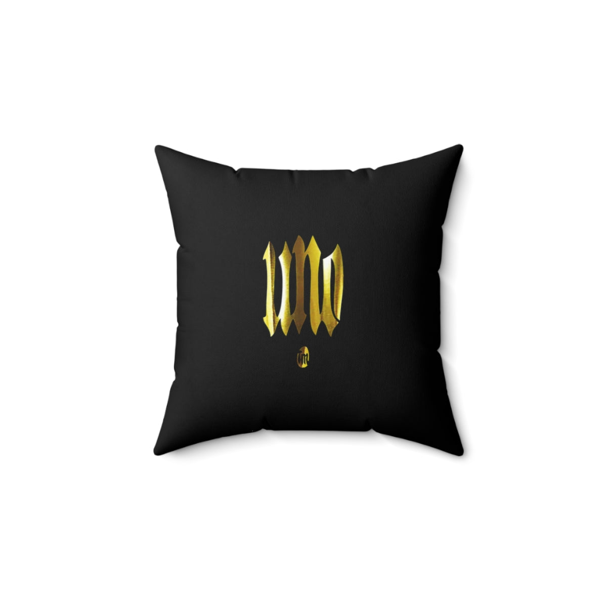 UNO ALL PRAISES Faux Suede Square Pillow