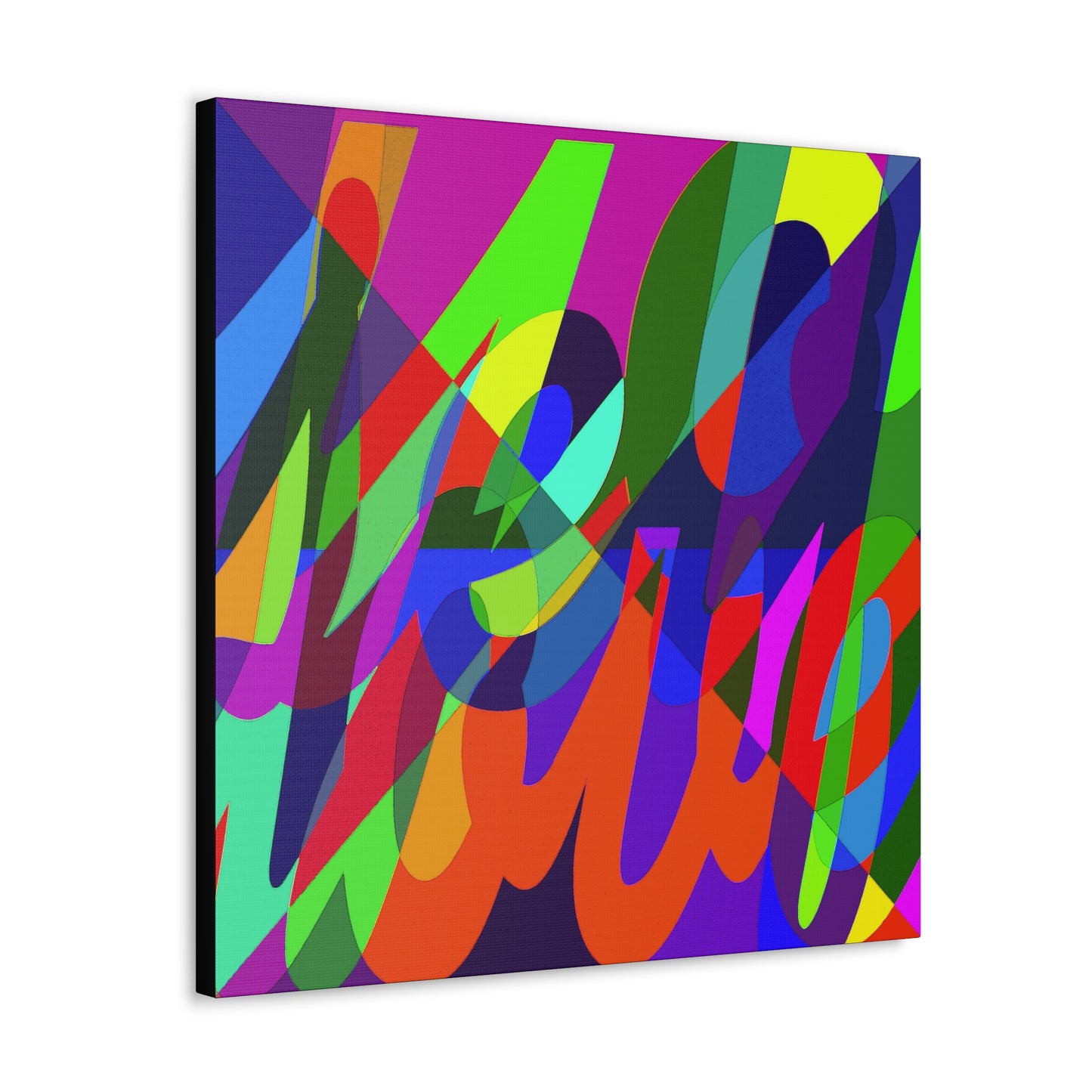 UNO LOVEYOSELF UNOWORD 12, 20, 24, & 36" Square Canvas Gallery Wraps