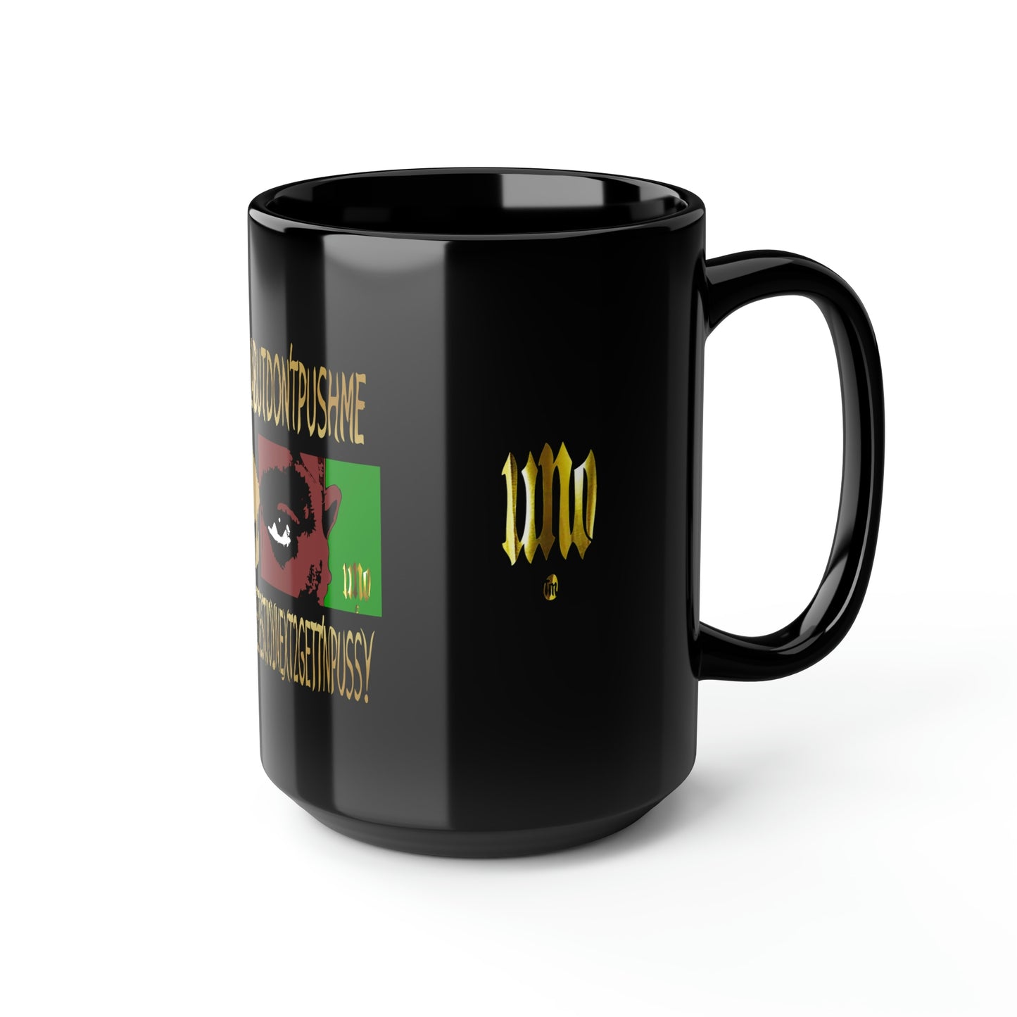 UNO SOULART LOVE2PAC Black Mug, 15oz