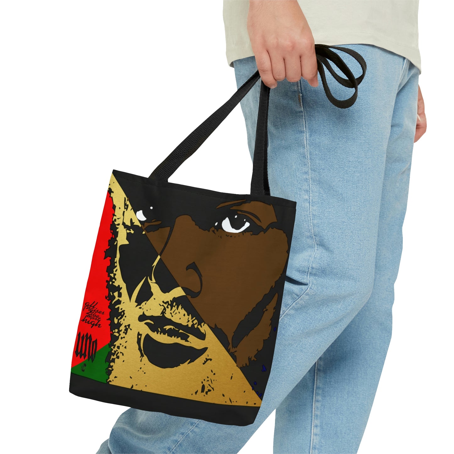 UNO LOVEBLACKLIVES LOVEGILSCOTT AOP Tote Bag