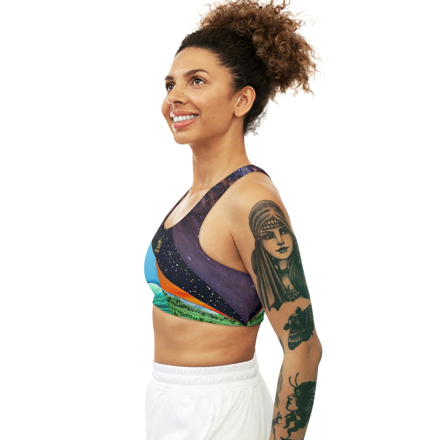 UNO ALLPRAISES IV Seamless Sports Bra (AOP)