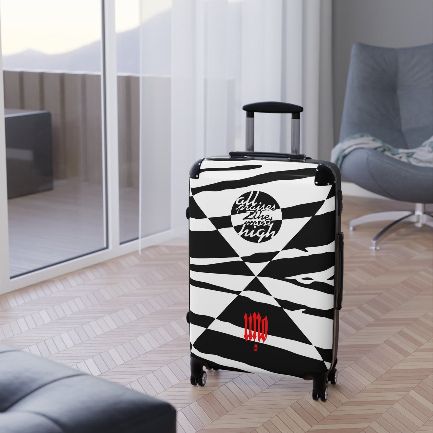 UNO STOPKILL'N ZEBRALOVE Suitcases