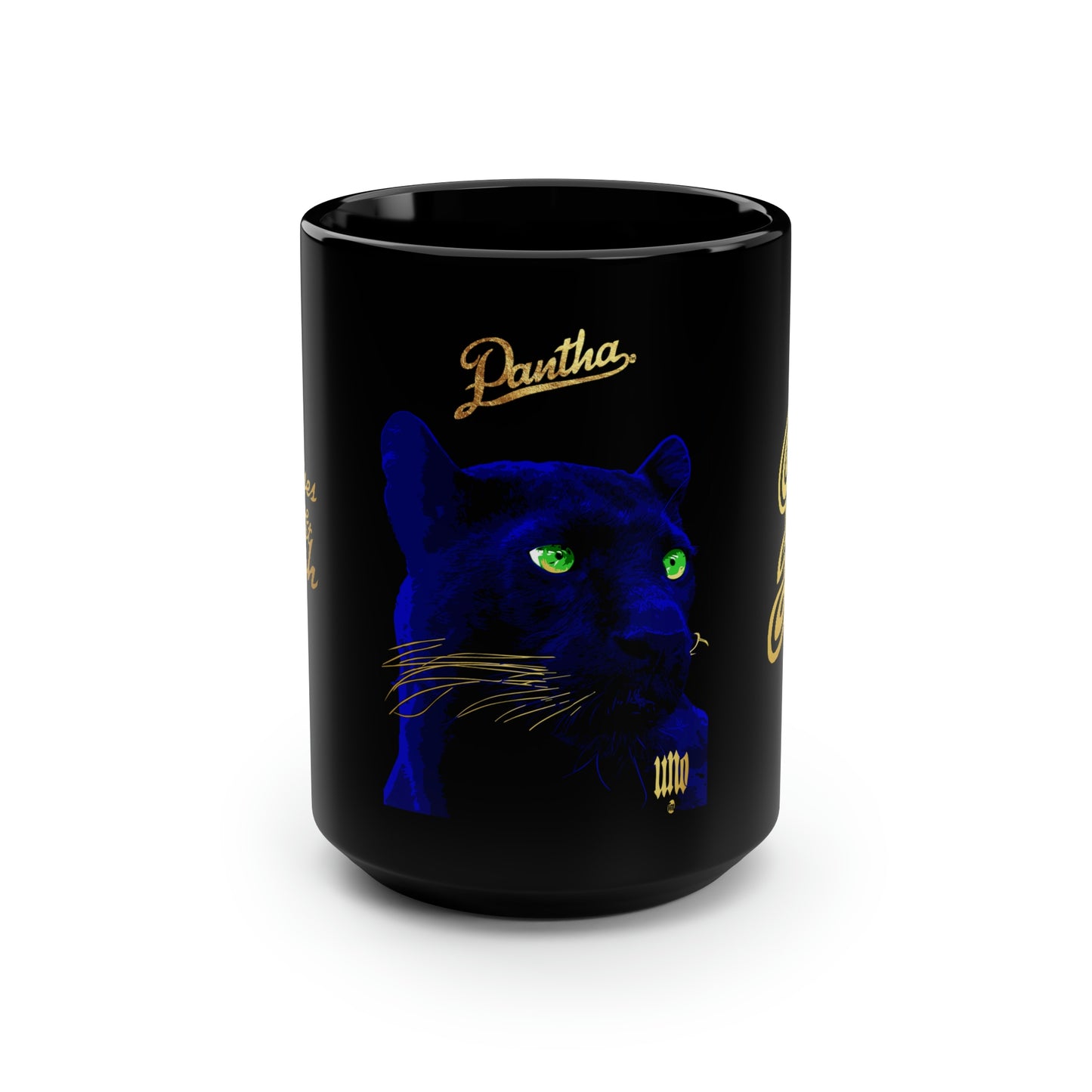 UNO PANTHA Black Mug, 15oz