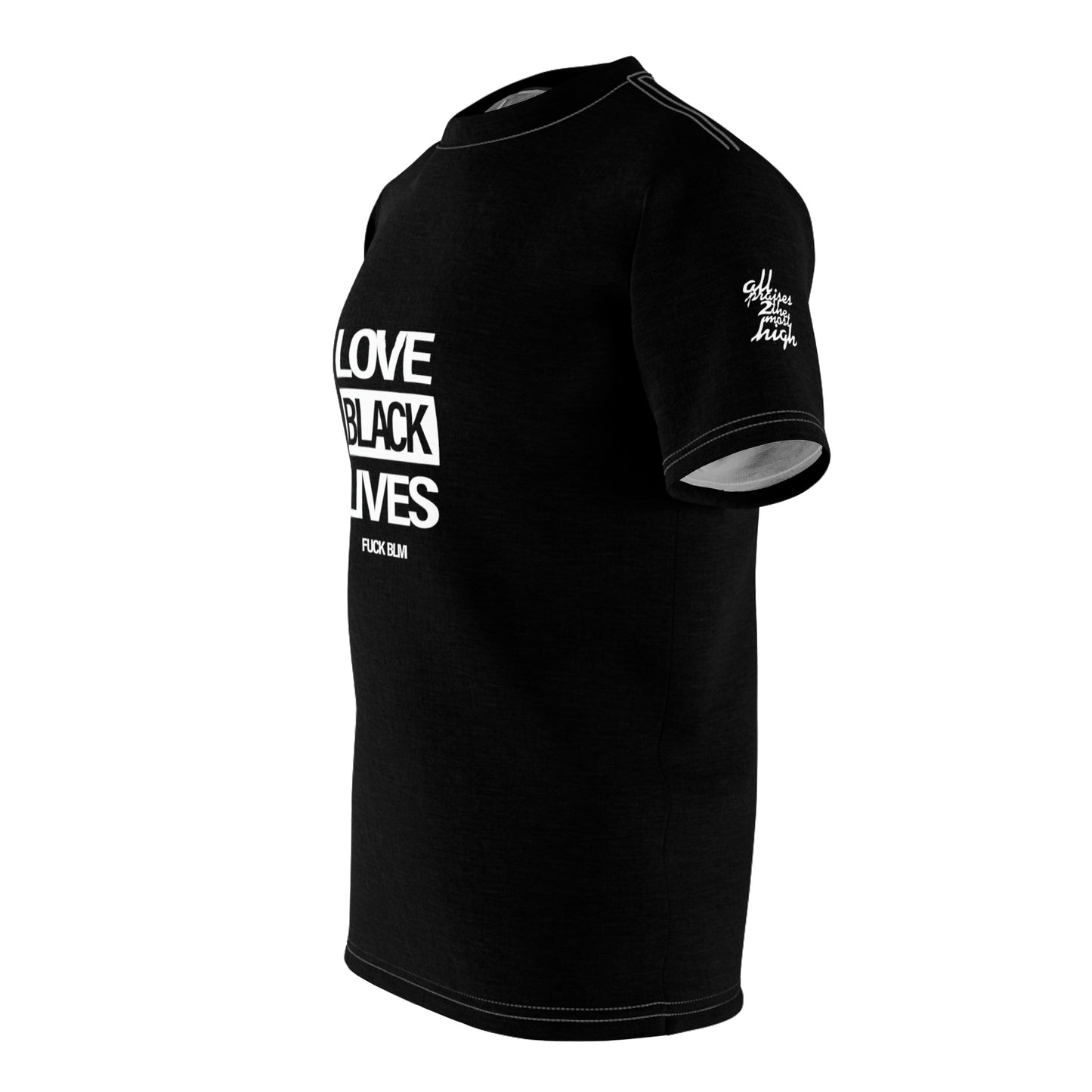 UNO LOVEBLACKLIVES Unisex AOP Cut & Sew Tee