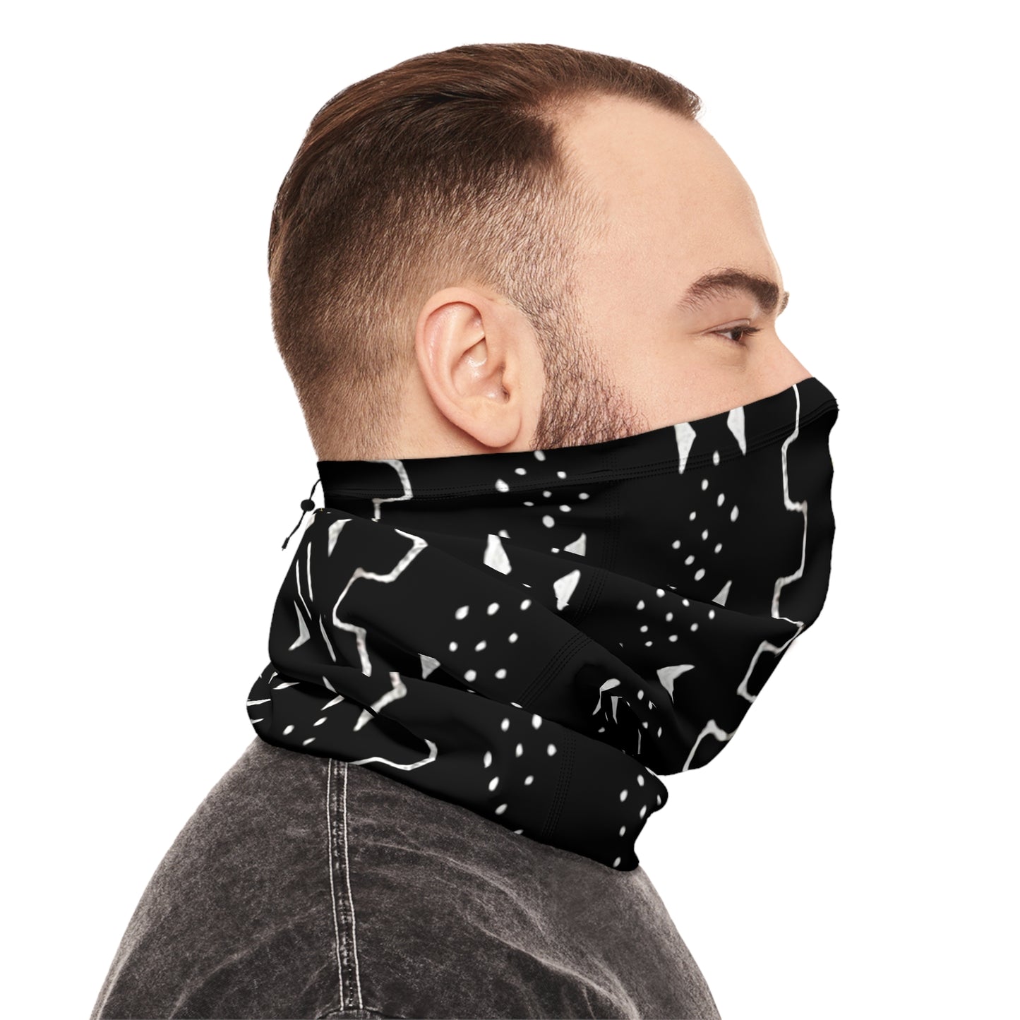 UNO PANTHA Winter Neck Gaiter With Drawstring