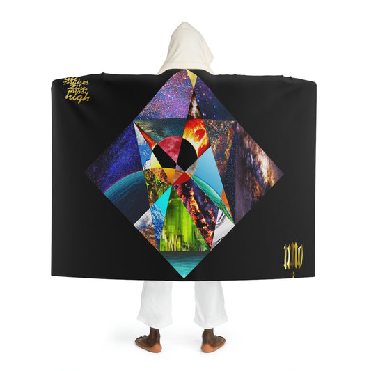 UNO ALLPRAISES I Hooded Sherpa Fleece Blanket