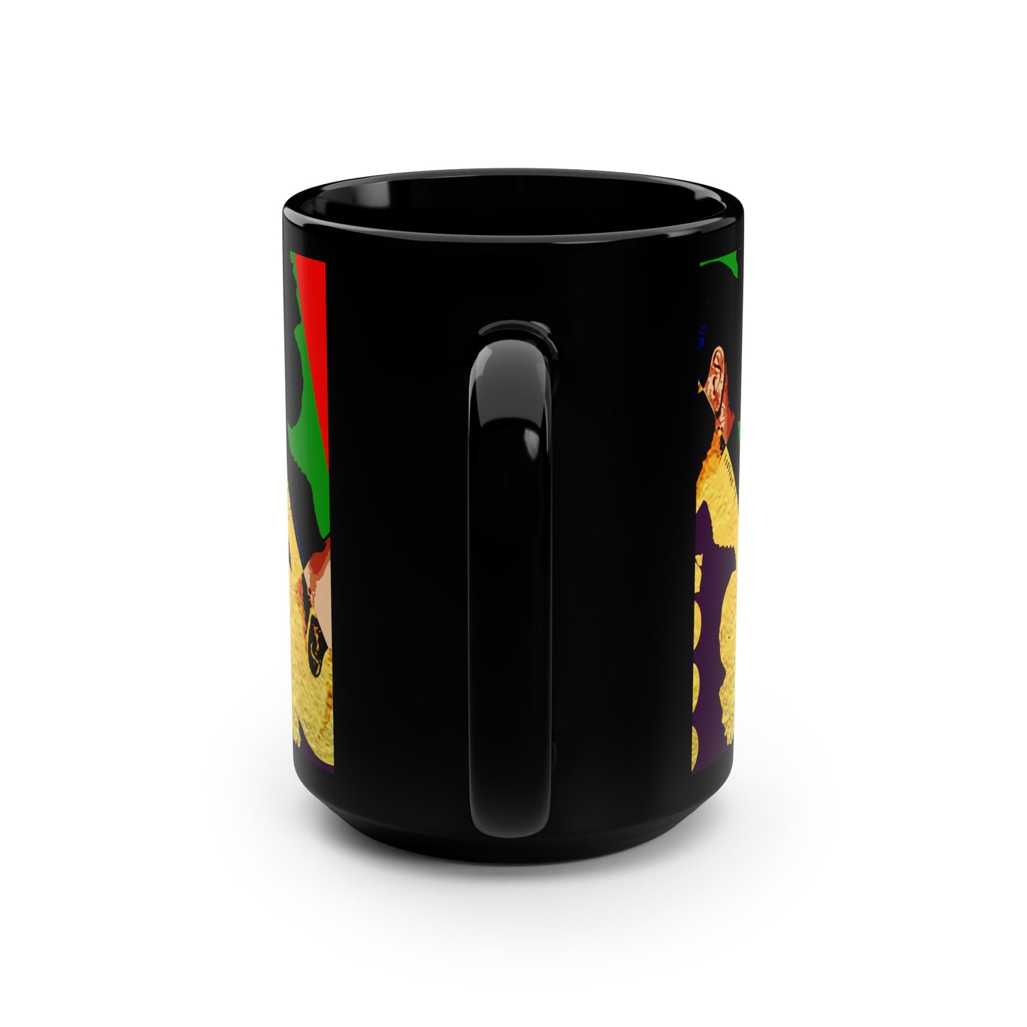 UNO SOULART SADE Black Mug, 15oz