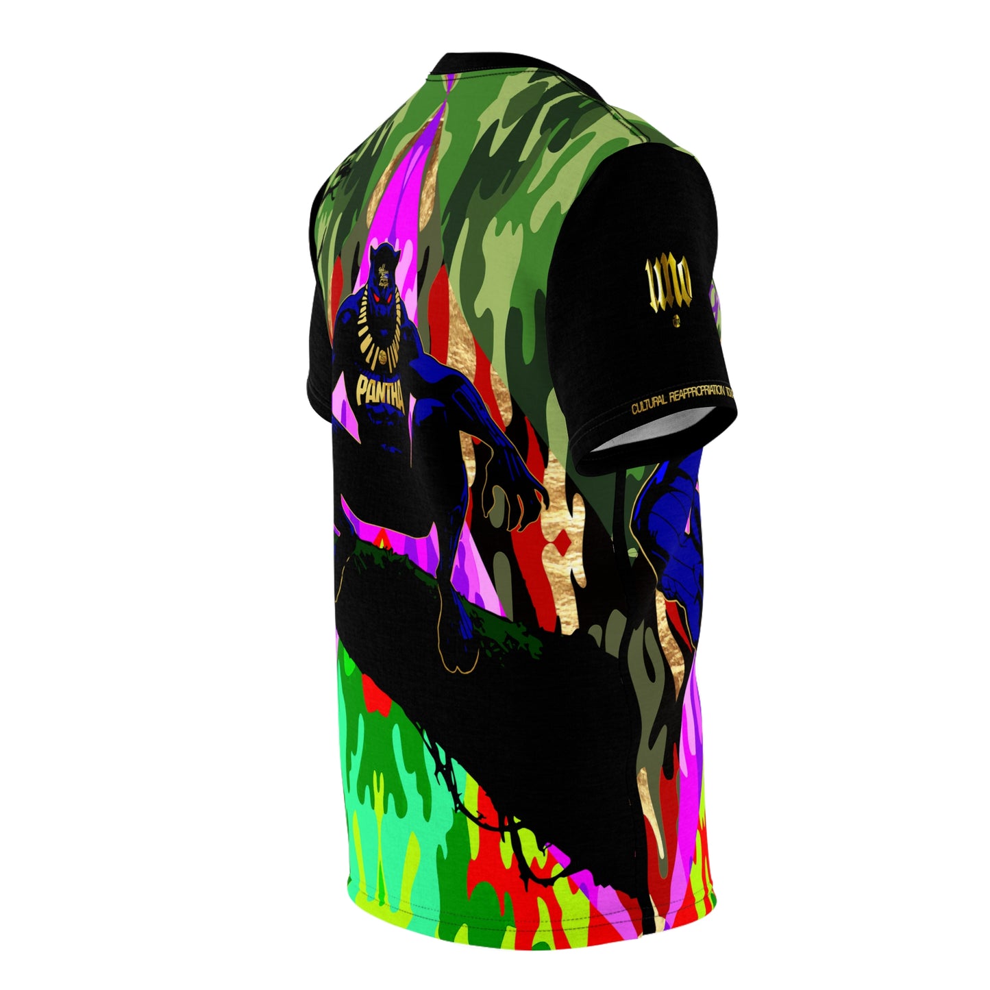 UNO PANTHA CULTURAL REAPPROPRIATION TOUR Unisex Cut & Sew Tee (AOP) Camo Collection