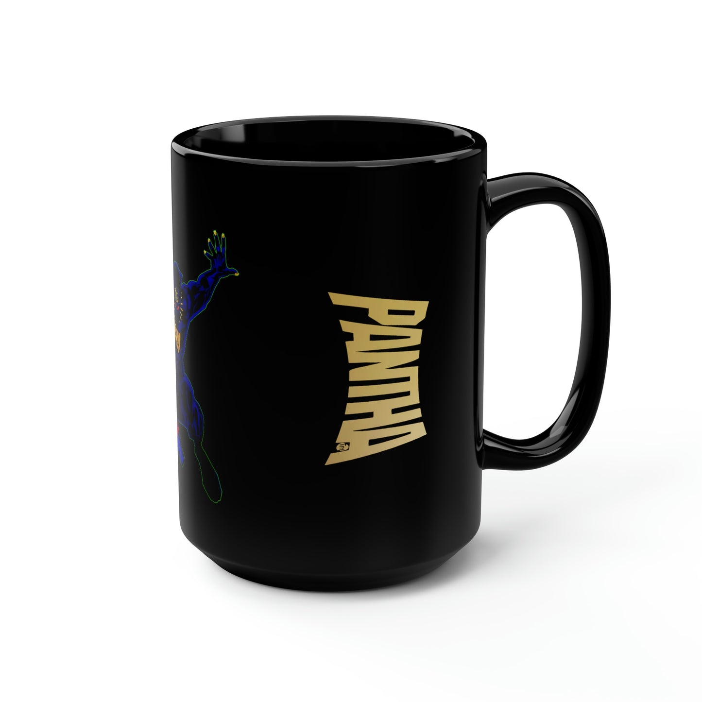 UNO PANTHA Black Mug, 15oz