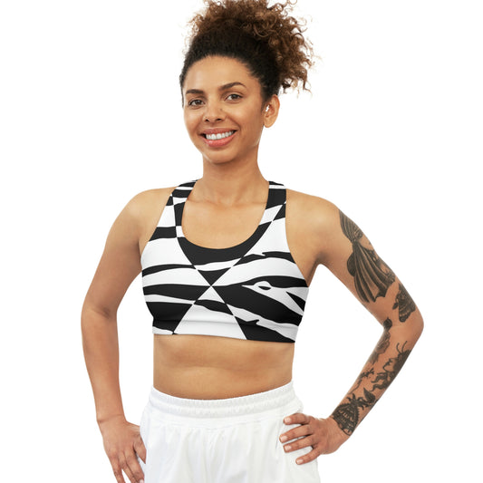 UNO ZEBRALOVE STOPKILL'N Seamless Sports Bra (AOP)