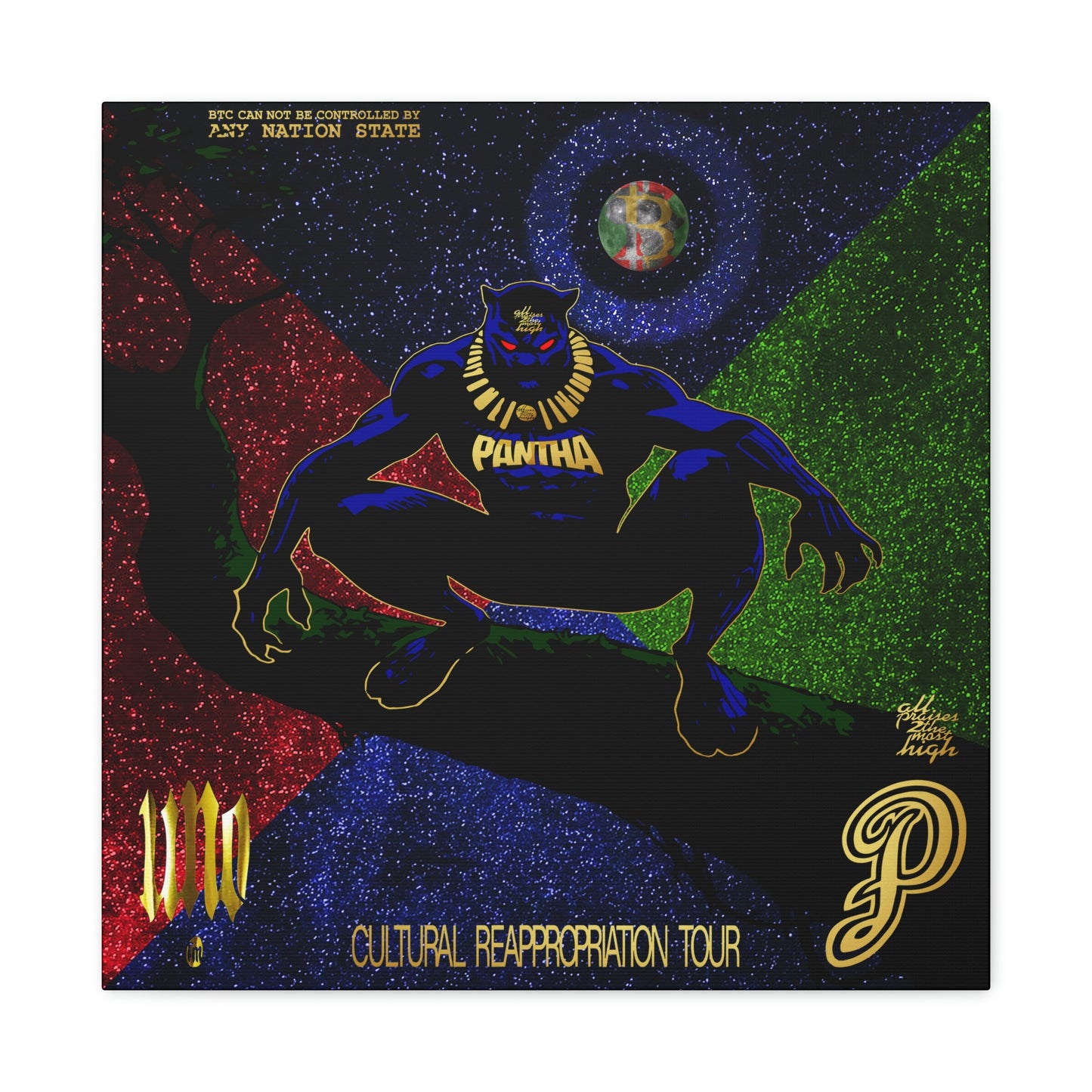 UNO BTCPANTHA CULTURAL REAPPROPRIATION TOUR 12", 20", 24", & 36" Canvas Gallery Wraps