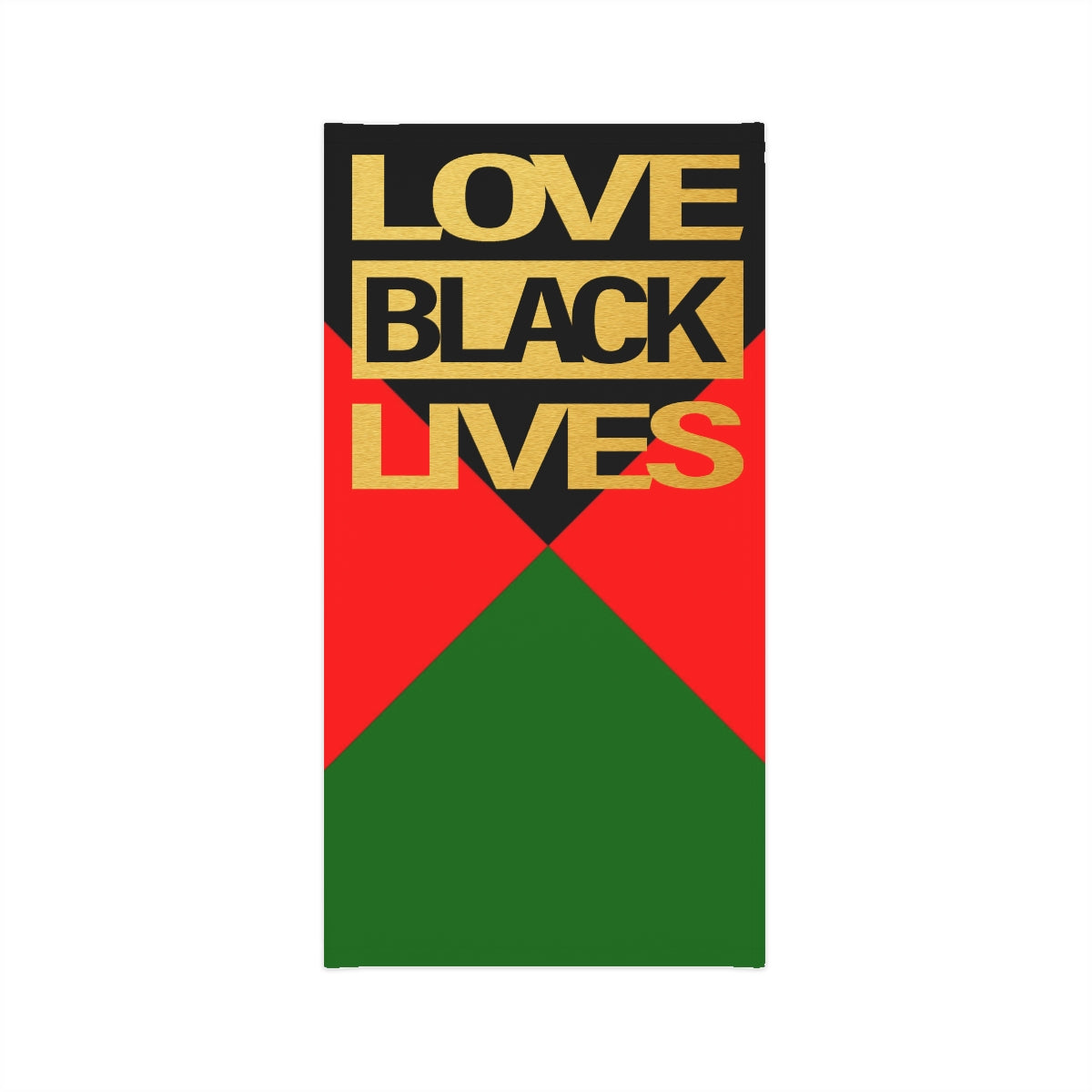 UNO LOVEBLACKLIVES Lightweight Neck Gaiter