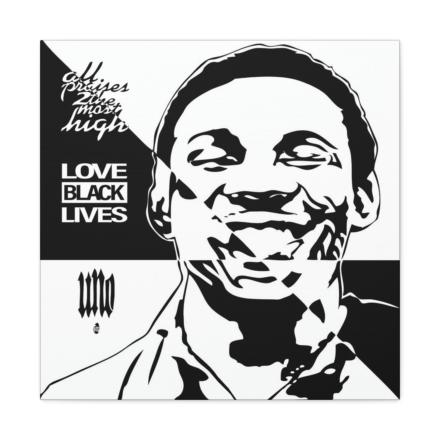 UNOLOVEBLACKLIVES LOVETOOTS Canvas Gallery Wraps