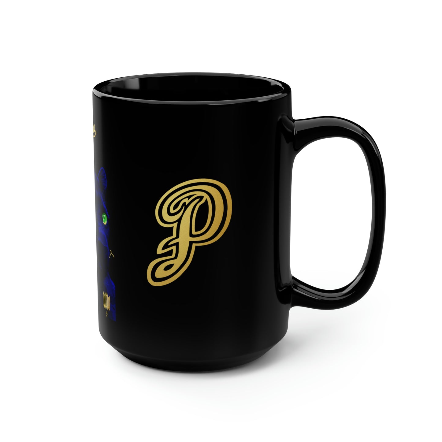 UNO PANTHA Black Mug, 15oz