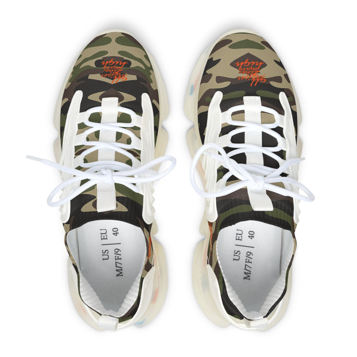 UNO ALL PRAISES Women's Mesh Sneakers Camo Collection