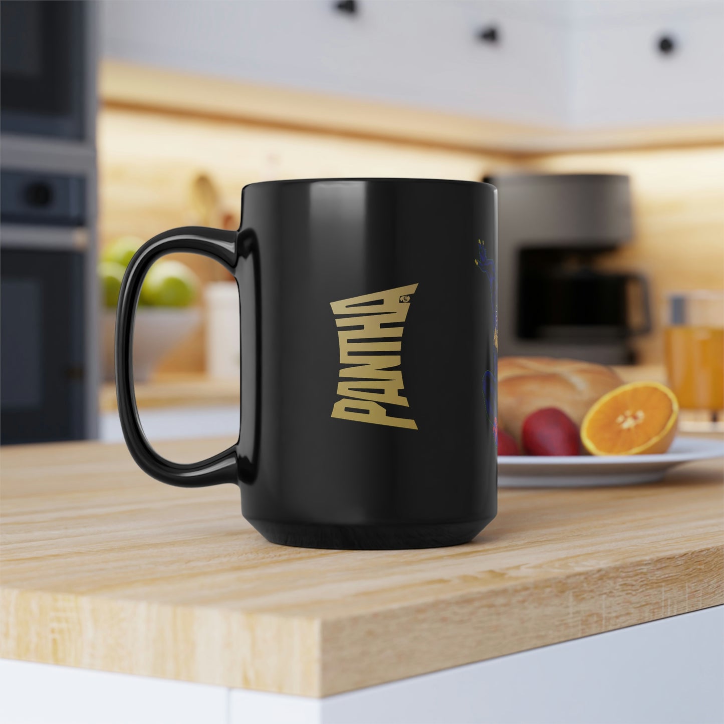 UNO PANTHA Black Mug, 15oz