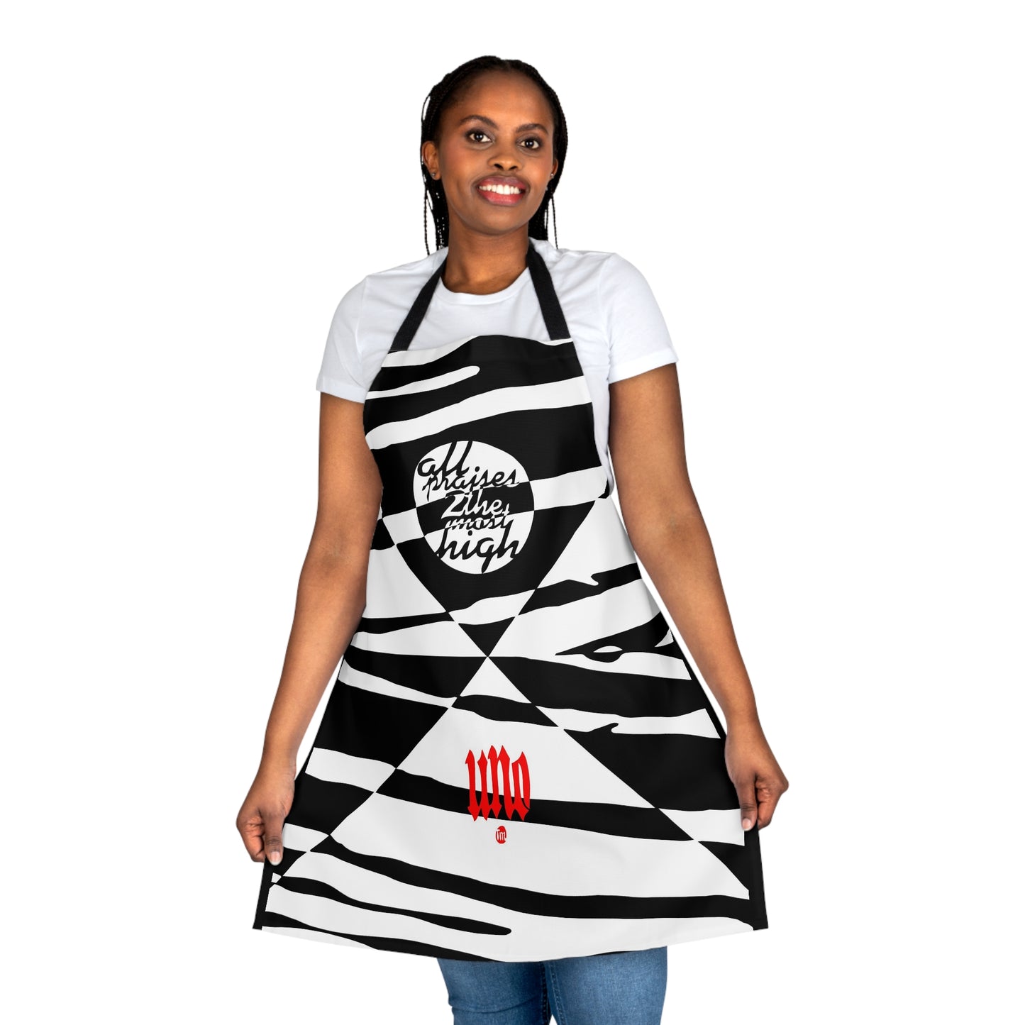 UNO STOPKILL'N ZEBRALOVE Apron (AOP)