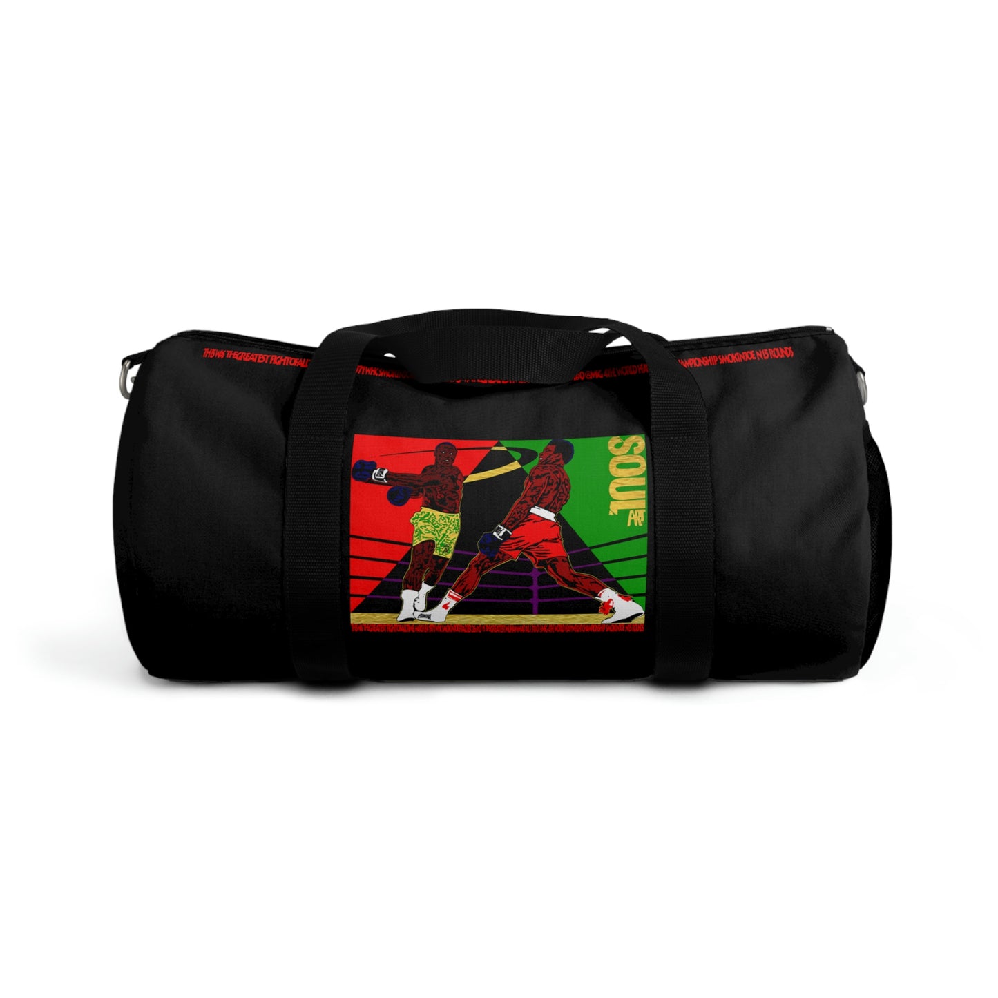 UNO SOULART THE FIGHT Smokin' Joe beat Muhammad Ali Duffel Bag