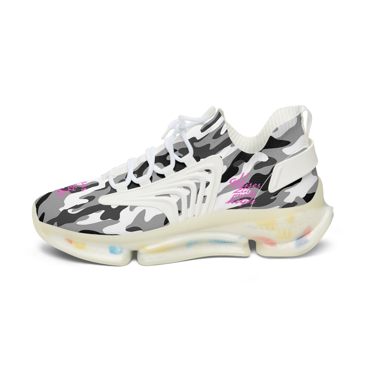 UNO ALL PRAISES Women's Mesh Sneakers Camo Collection