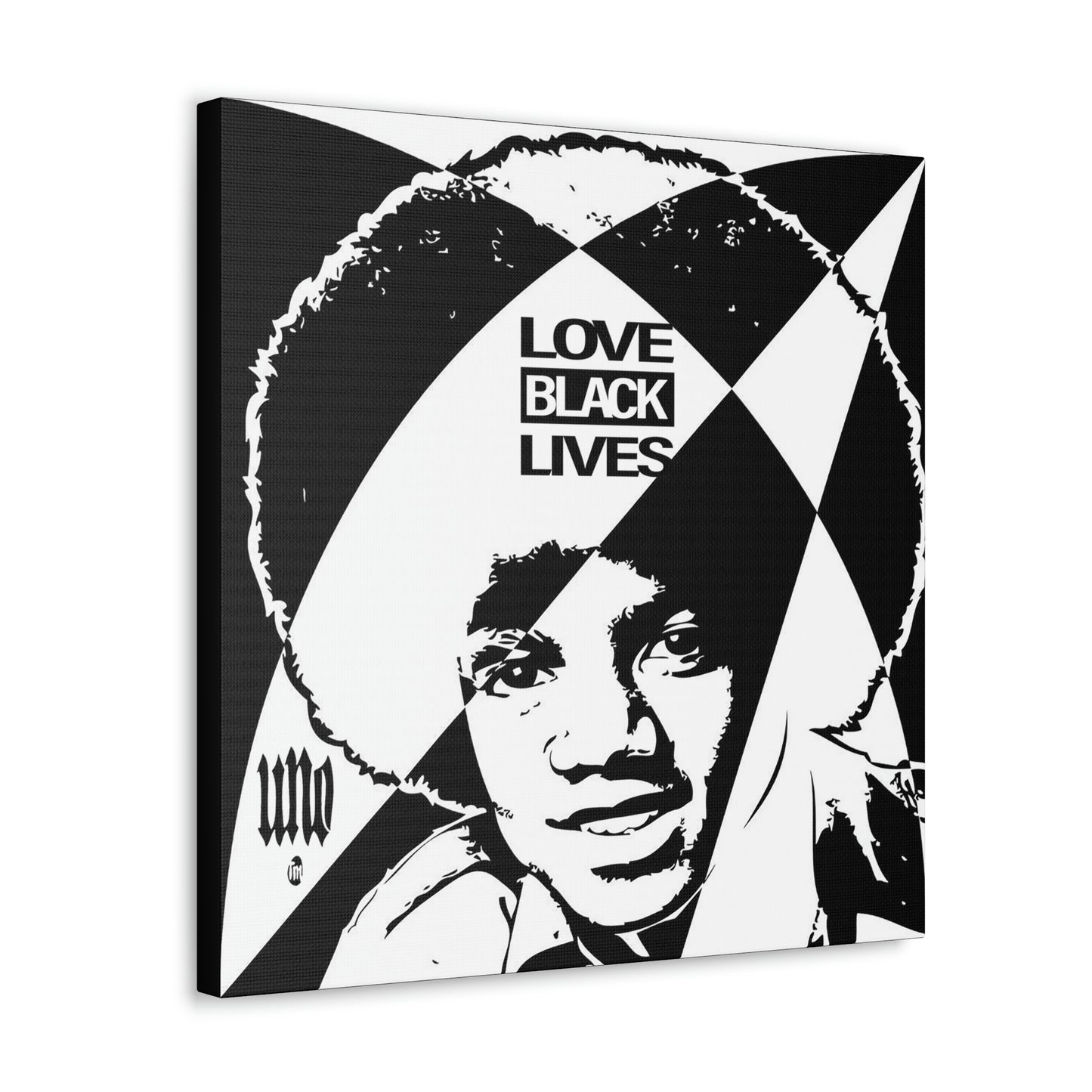 UNO LOVEBLACKLIVES LOVEMIKE4EVA Canvas Gallery Wraps