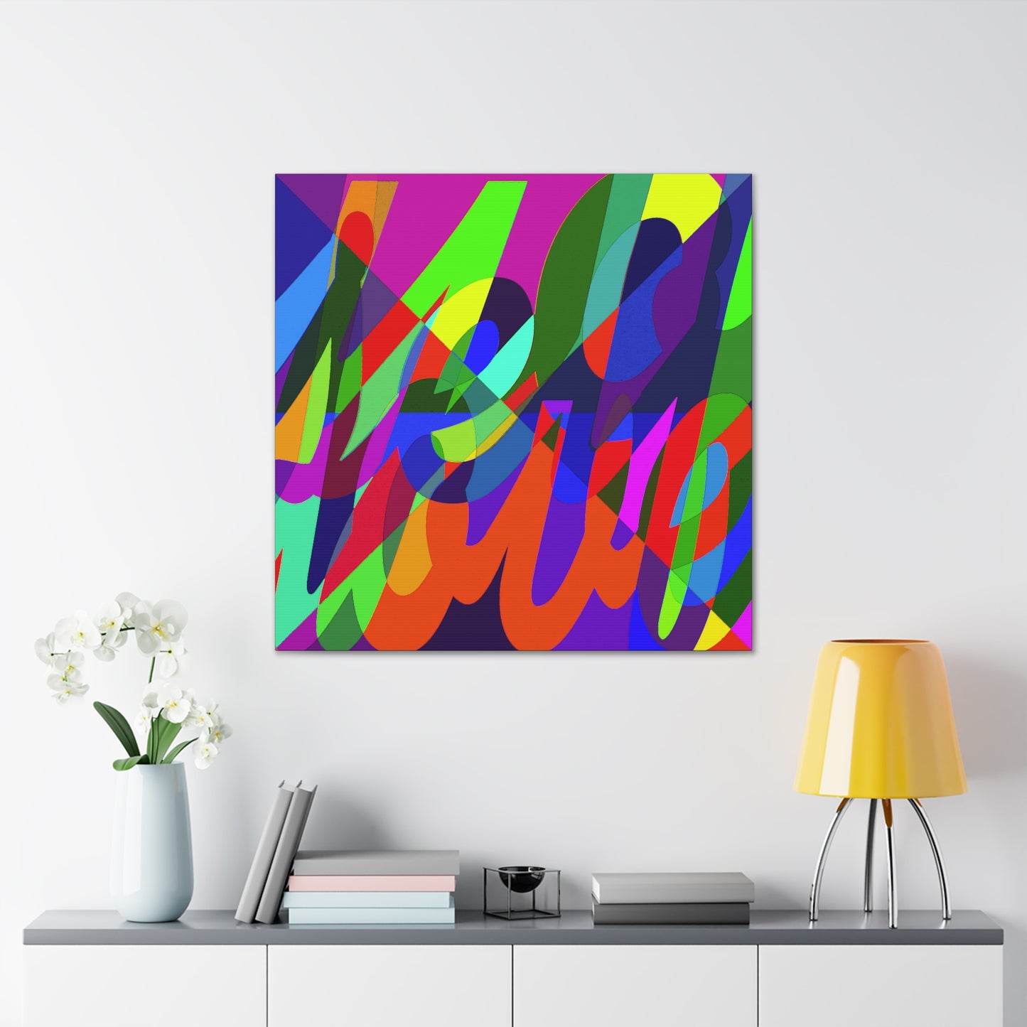 UNO LOVEYOSELF UNOWORD 12, 20, 24, & 36" Square Canvas Gallery Wraps