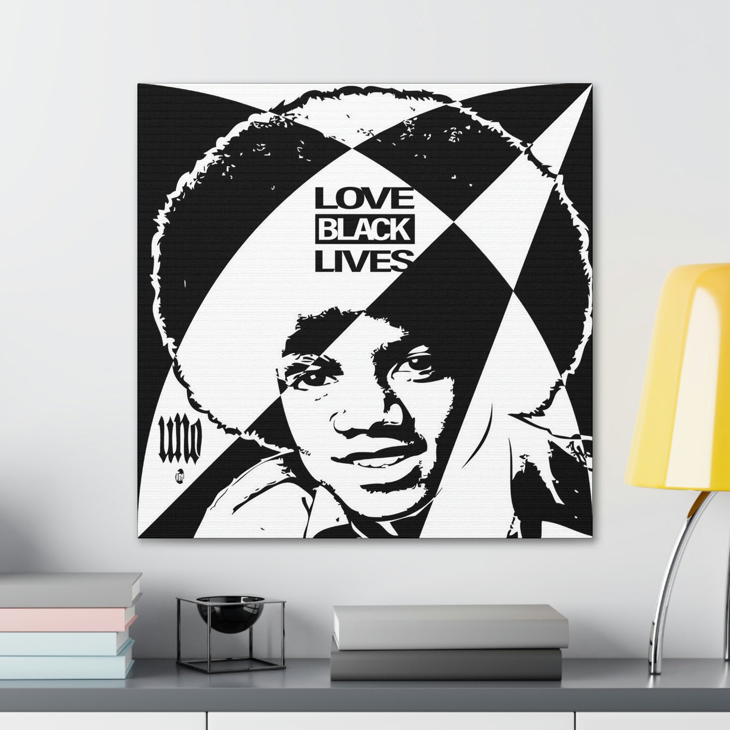 UNO LOVEBLACKLIVES LOVEMIKE4EVA Canvas Gallery Wraps