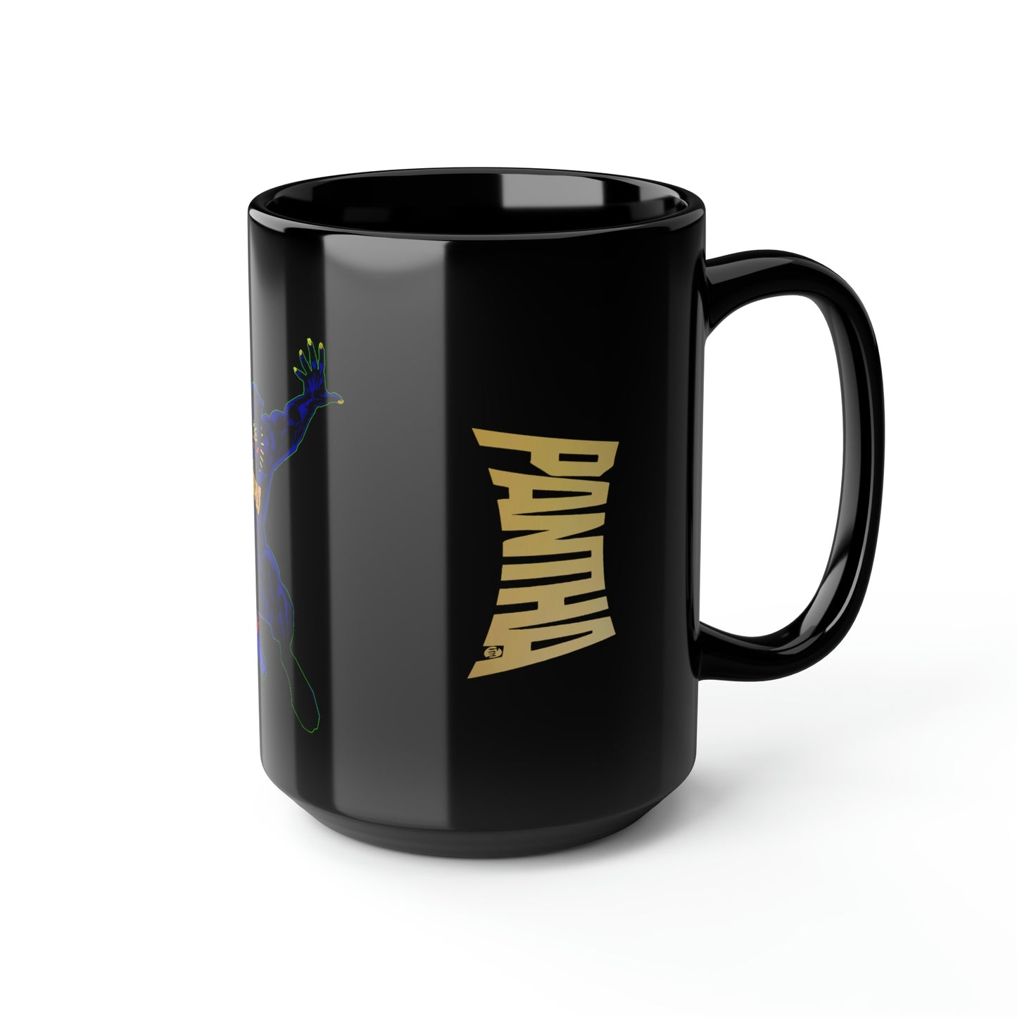 UNO PANTHA Black Mug, 15oz