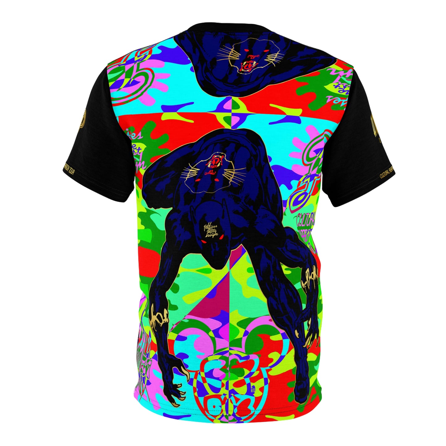 UNO PANTHA CULTURAL REAPPROPRIATION TOUR Unisex Cut & Sew Tee (AOP) Camo Collection