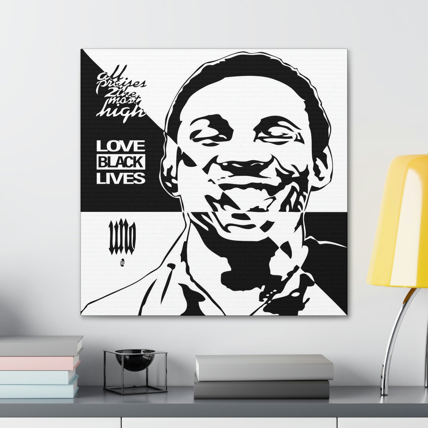 UNOLOVEBLACKLIVES LOVETOOTS Canvas Gallery Wraps