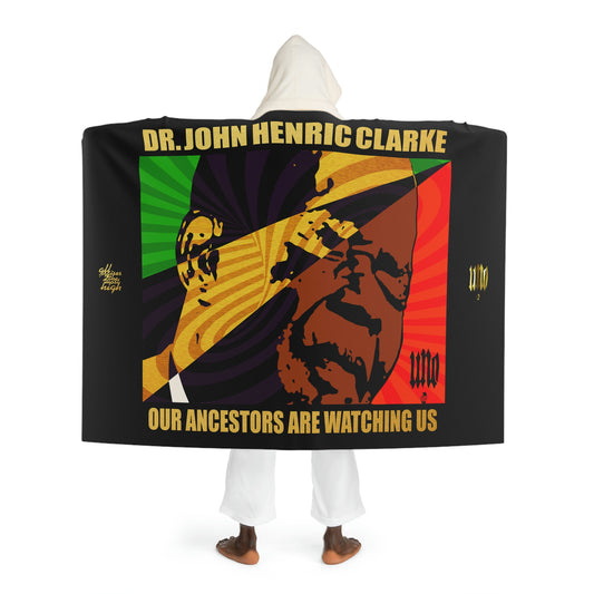 UNO LOVEJOHNHENRICCLARKE Our Ancestors Are Watching Us Hooded Sherpa Fleece Blanket
