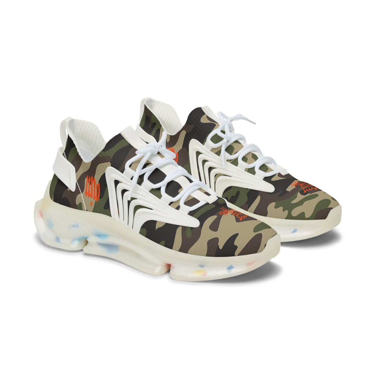 UNO ALL PRAISES Women's Mesh Sneakers Camo Collection