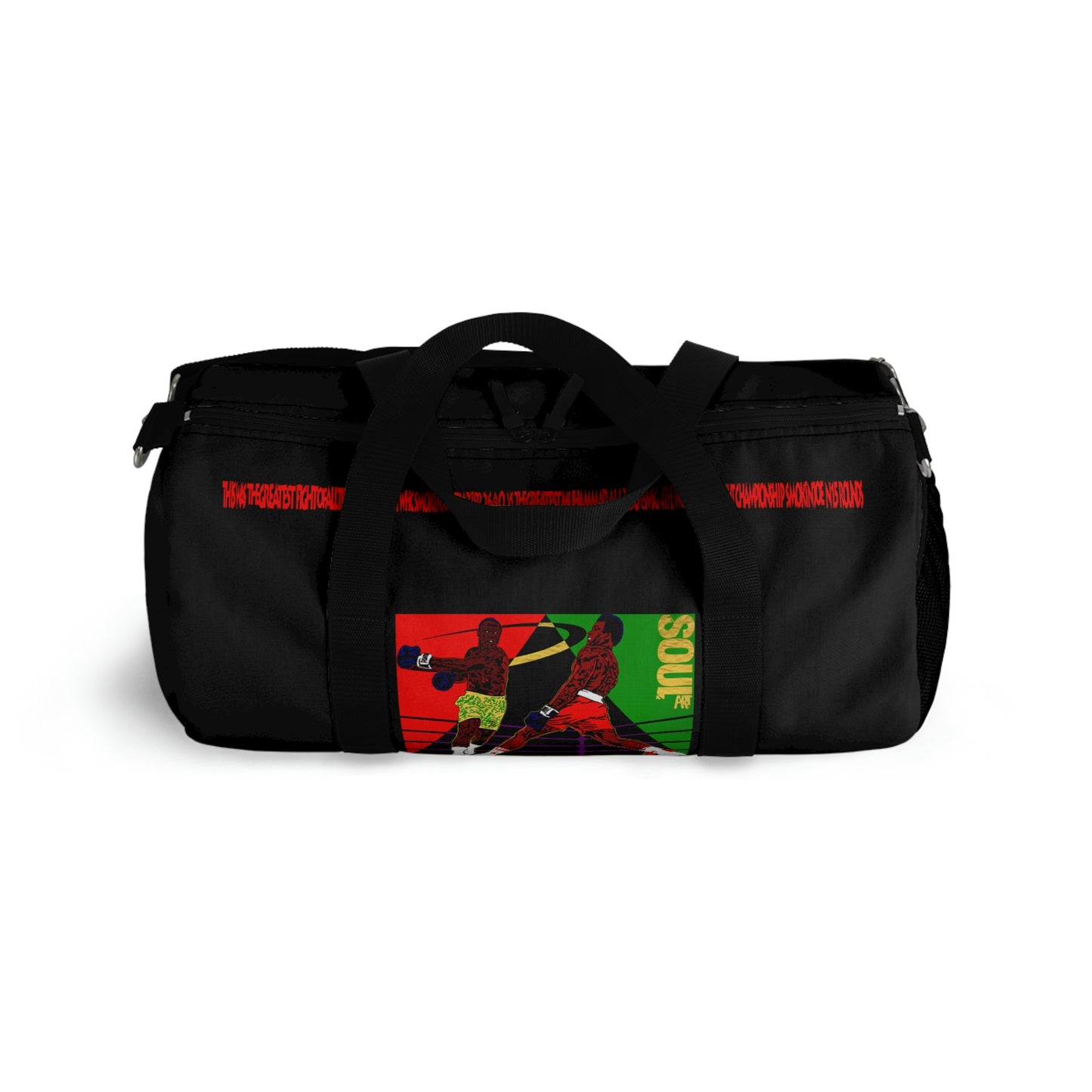 UNO SOULART THE FIGHT Smokin' Joe beat Muhammad Ali Duffel Bag