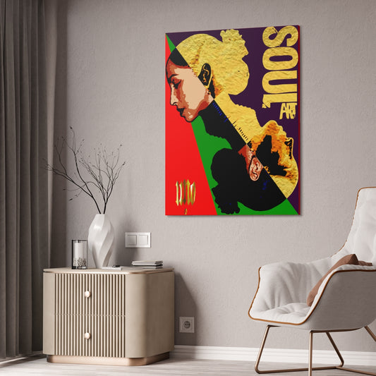 UNO SADE SOULART 36x48 Canvas Stretched, 1.5''