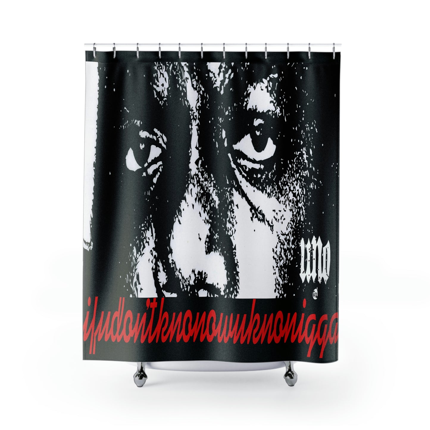 UNO LOVEBLACKLIVES BIGGIEJUICY Shower Curtains