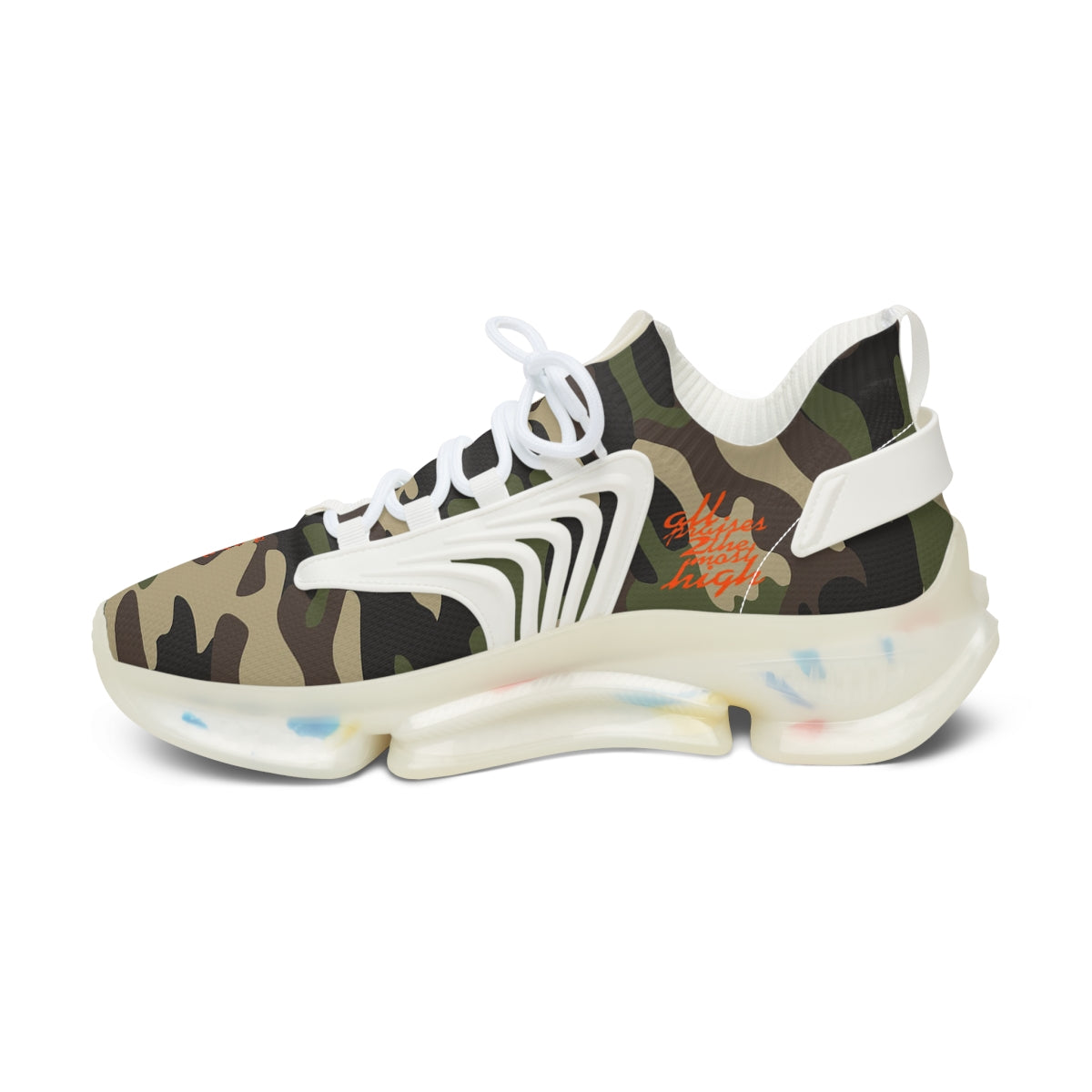 UNO ALL PRAISES Women's Mesh Sneakers Camo Collection