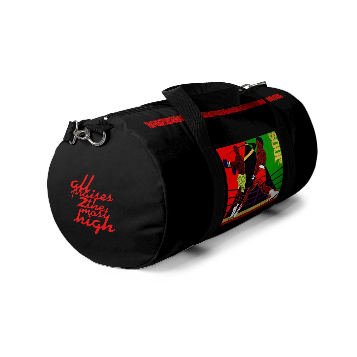 UNO SOULART THE FIGHT Smokin' Joe beat Muhammad Ali Duffel Bag